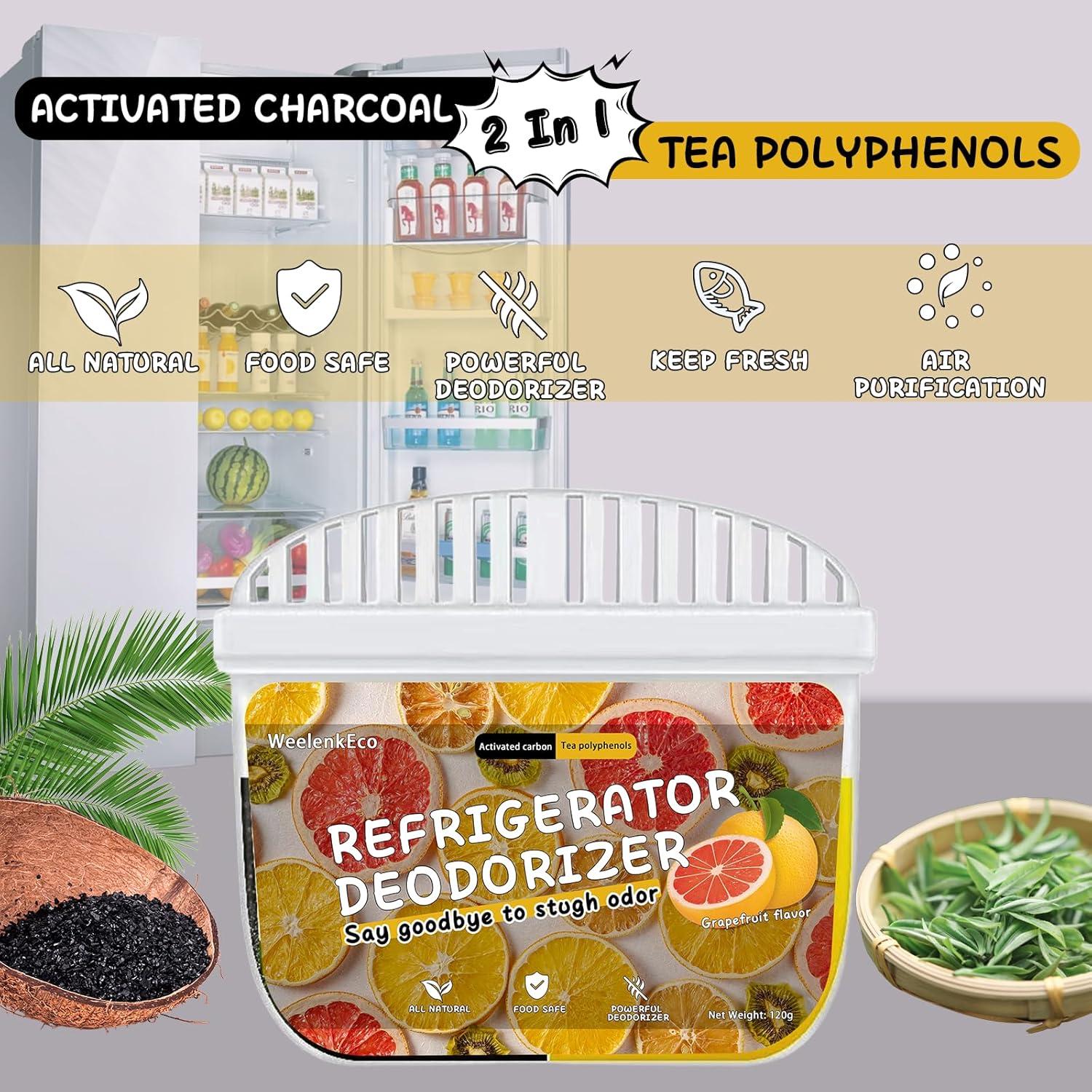 Desodorante de Refrigerador 2-en-1 WeelenkEco - Sabor Pomelo