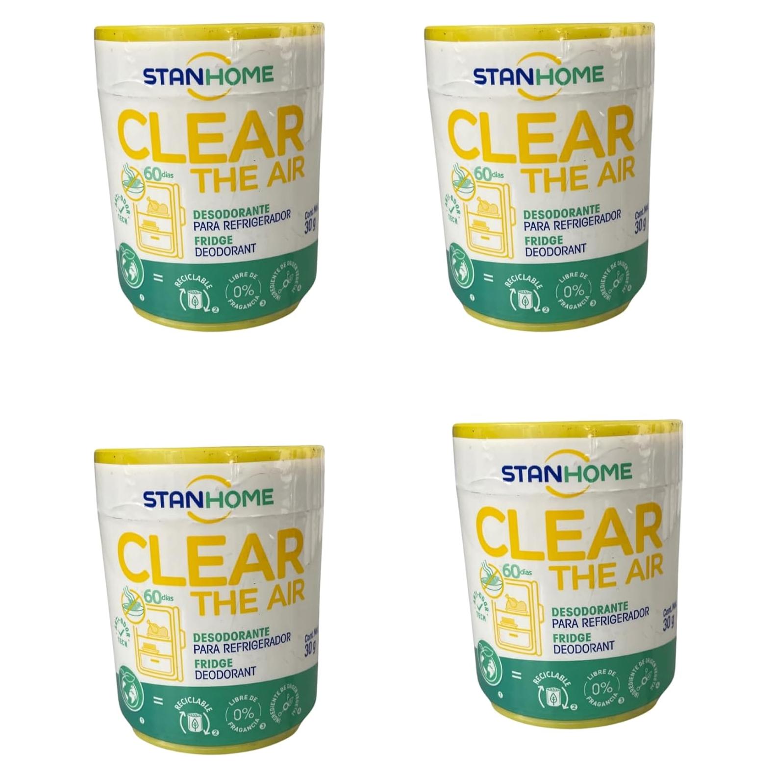Desodorante para Refrigerador Stanhome 4 Pcs Carbón Activado