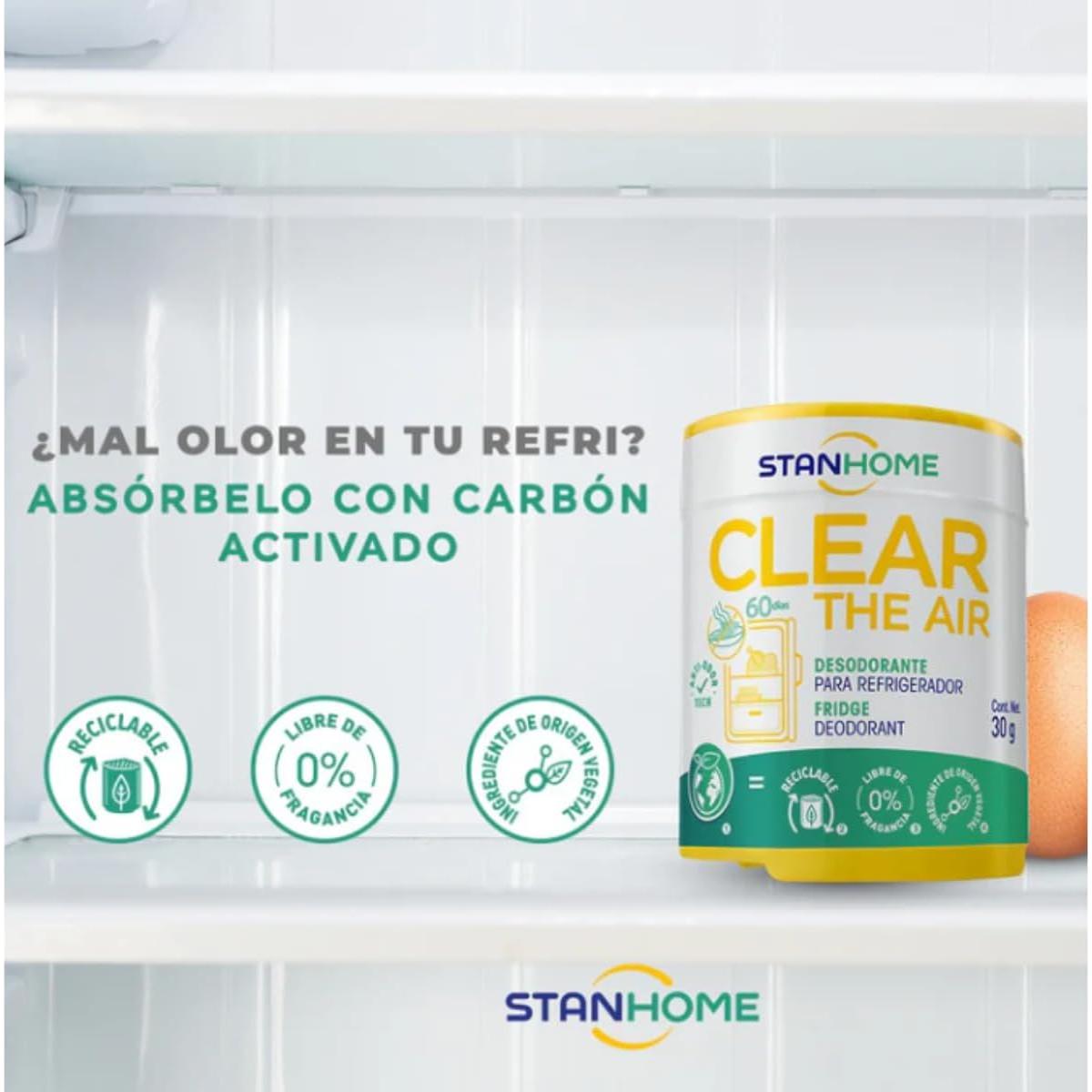 Desodorante para Refrigerador Stanhome 4 Pcs Carbón Activado