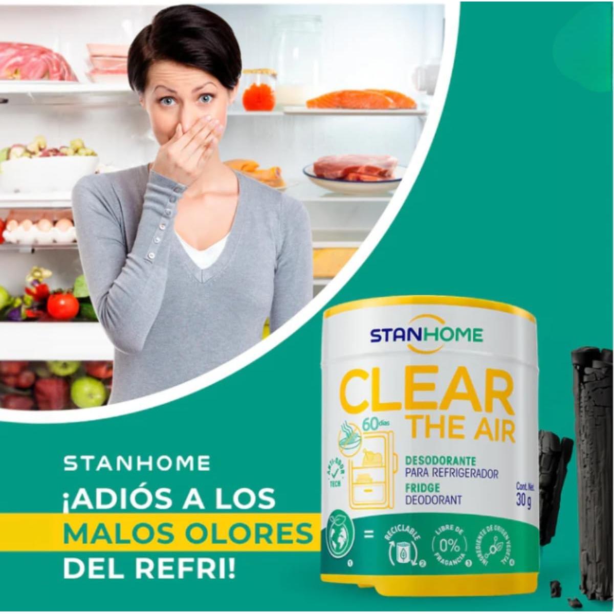 Desodorante para Refrigerador Stanhome 4 Pcs Carbón Activado