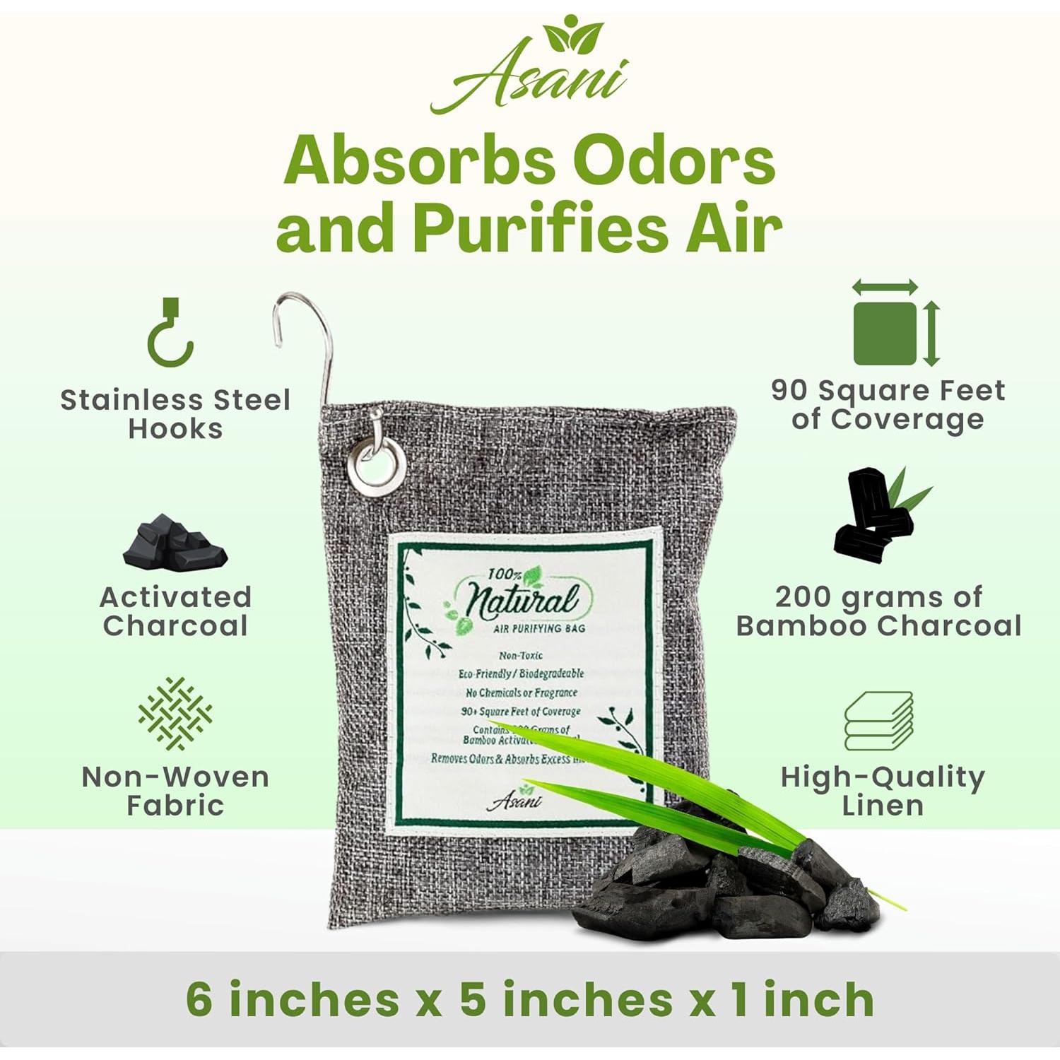 Bolsas Purificadoras de Aire Asani con Carbón Activado 4x200g