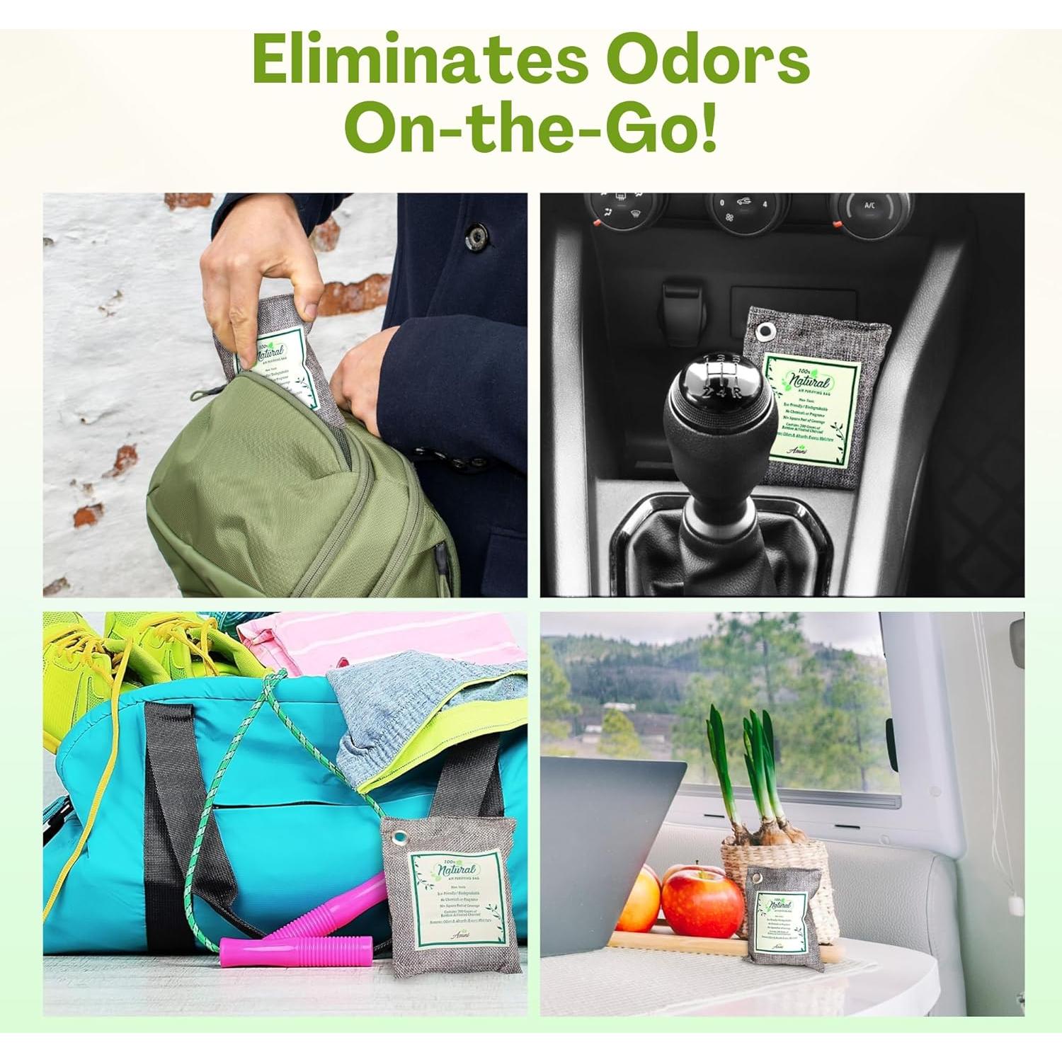 Bolsas Purificadoras de Aire Asani con Carbón Activado 4x200g