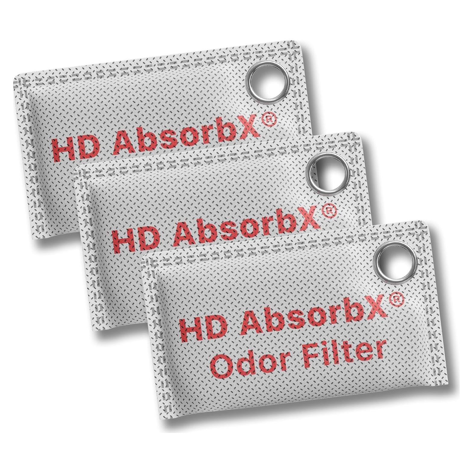 Bolsas Purificadoras de Aire iTouchless AbsorbX 3-Pack - Carbón Activado