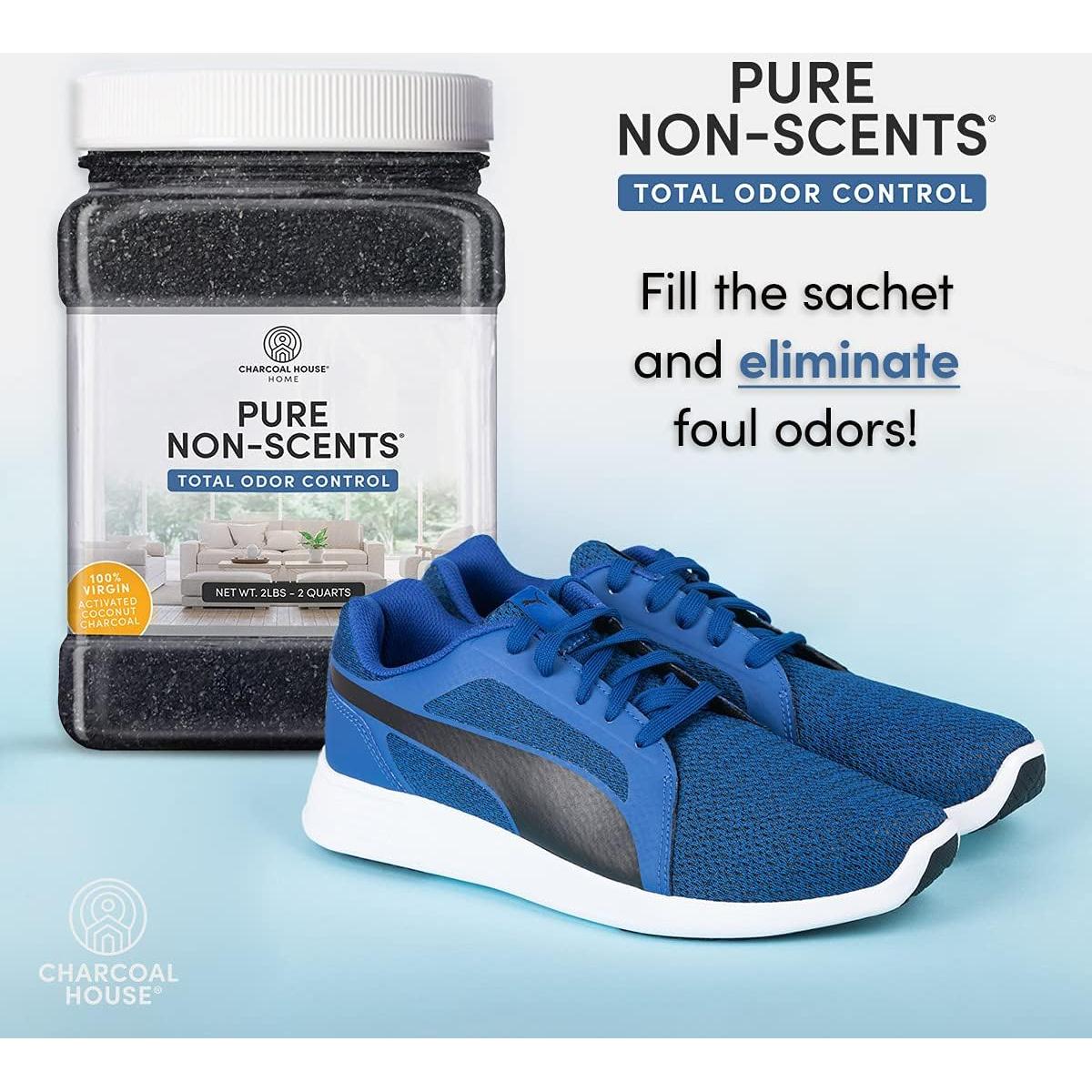 Carbón Activado Granulado Charcoal House 0.91kg - Eliminador de Olores Natural Sin Fragancia