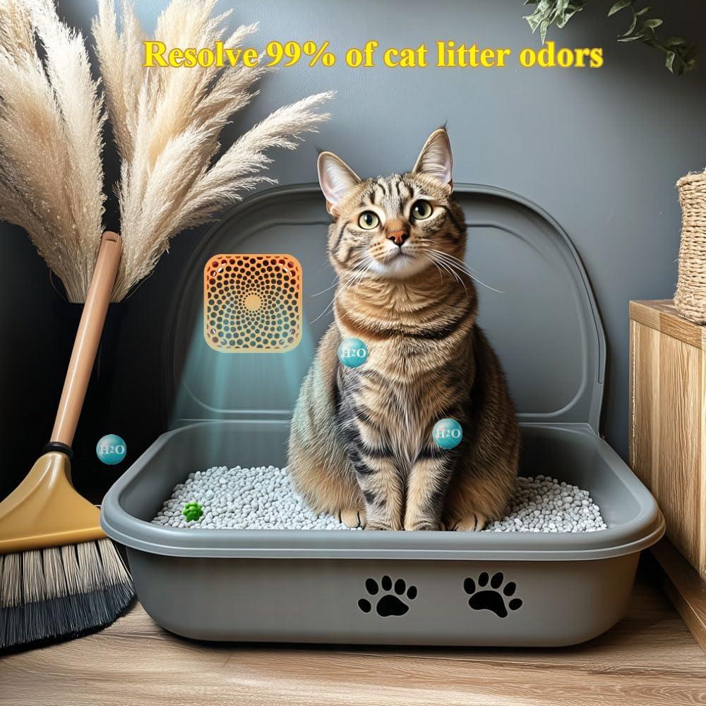 Desodorante de Arena para Gatos HAPHID 10 Años 2-Pack