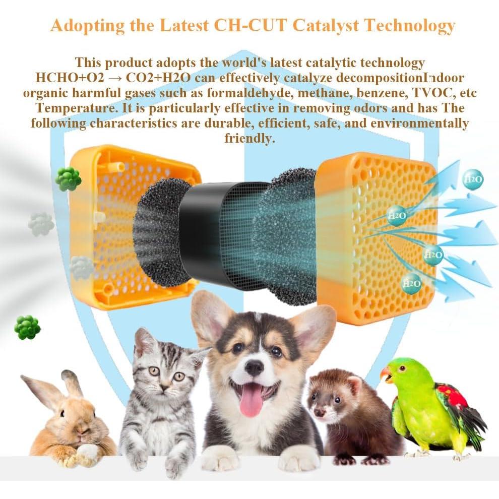 Desodorante de Arena para Gatos HAPHID 10 Años 2-Pack