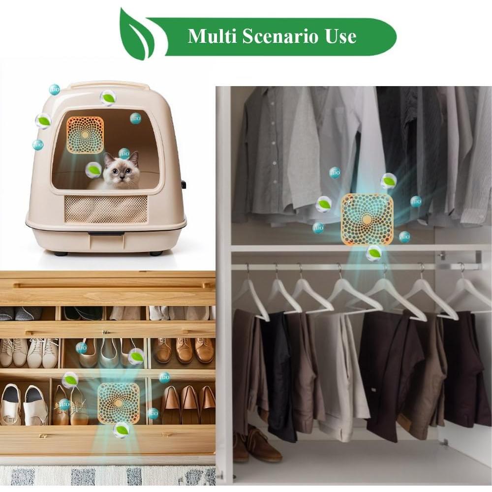 Desodorante de Arena para Gatos HAPHID 10 Años 2-Pack