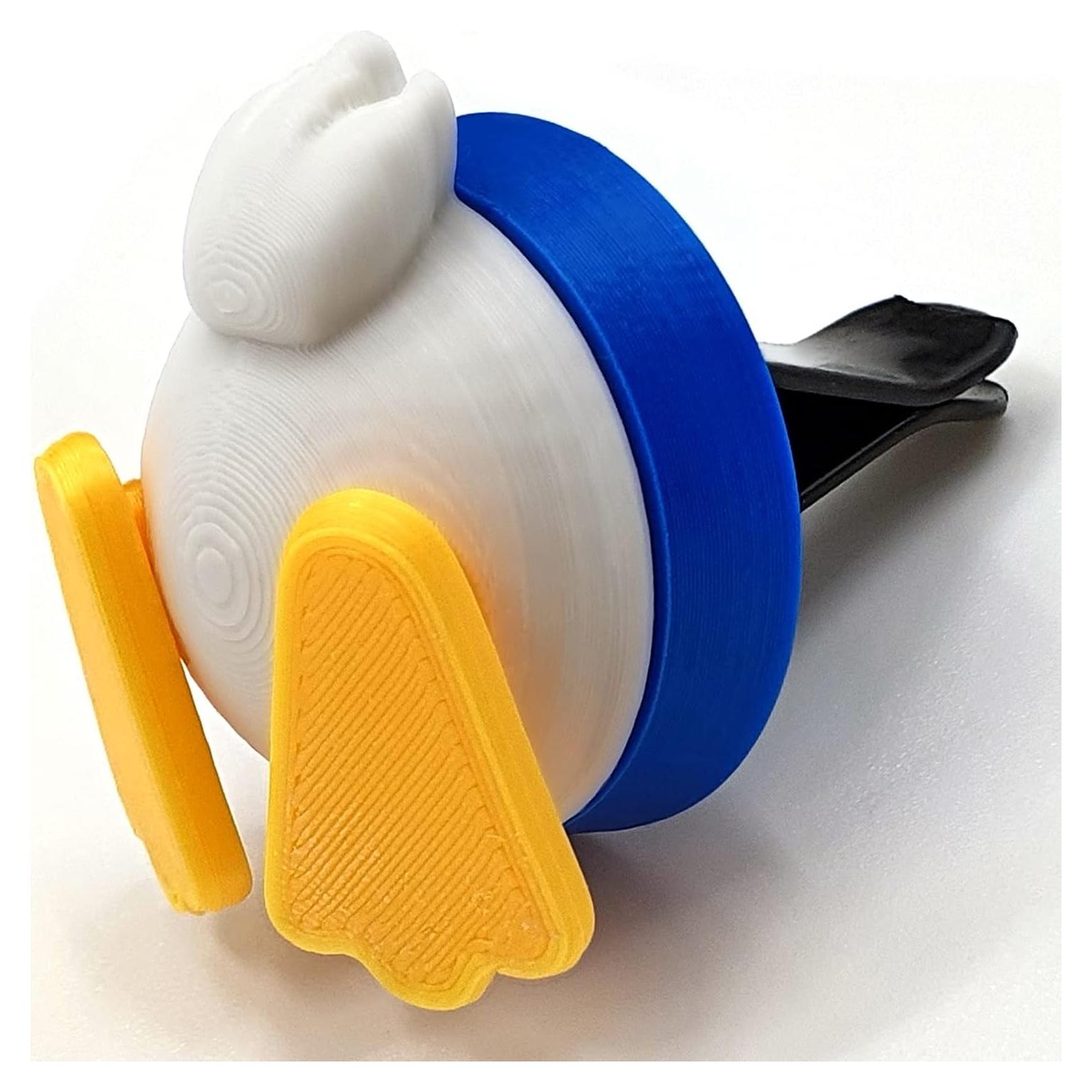 Ambientador 3D OM Pato Azul para Coche - Plástico Eco PLA