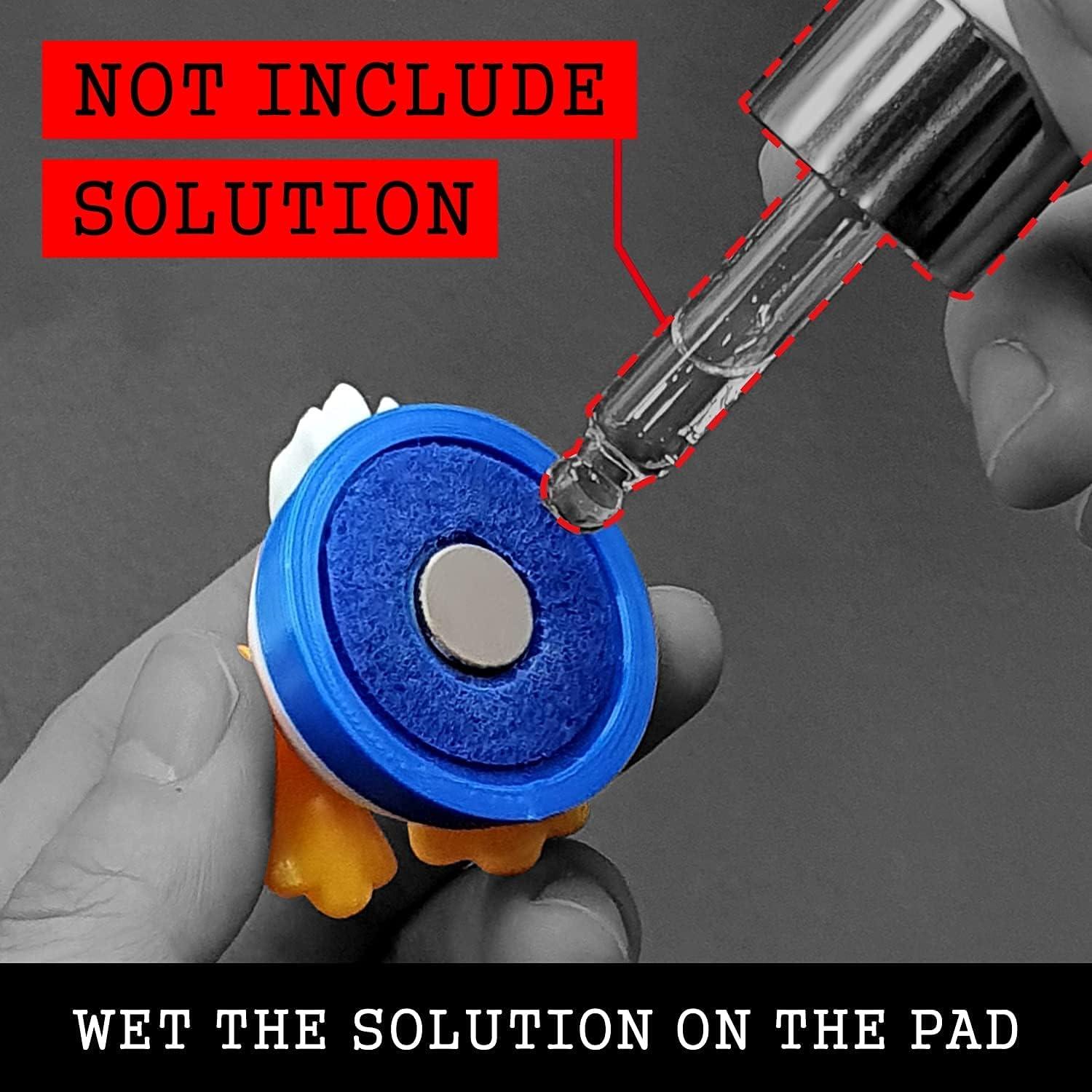 Ambientador 3D OM Pato Azul para Coche - Plástico Eco PLA