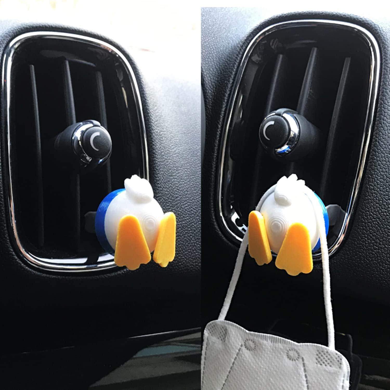 Ambientador 3D OM Pato Azul para Coche - Plástico Eco PLA