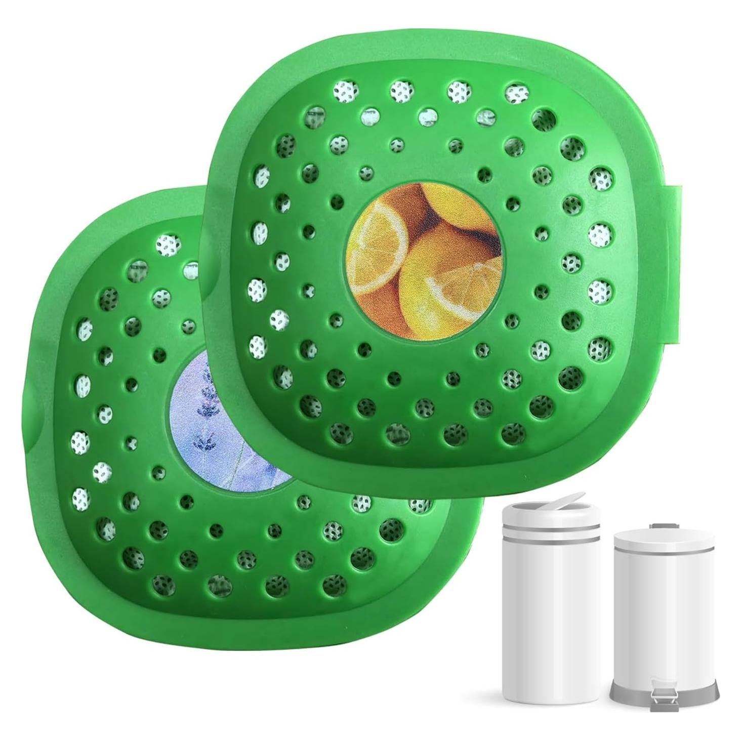 Ambientador Adhesivo EVA&EVE 2 Piezas Carbón Activado Limón y Lavanda