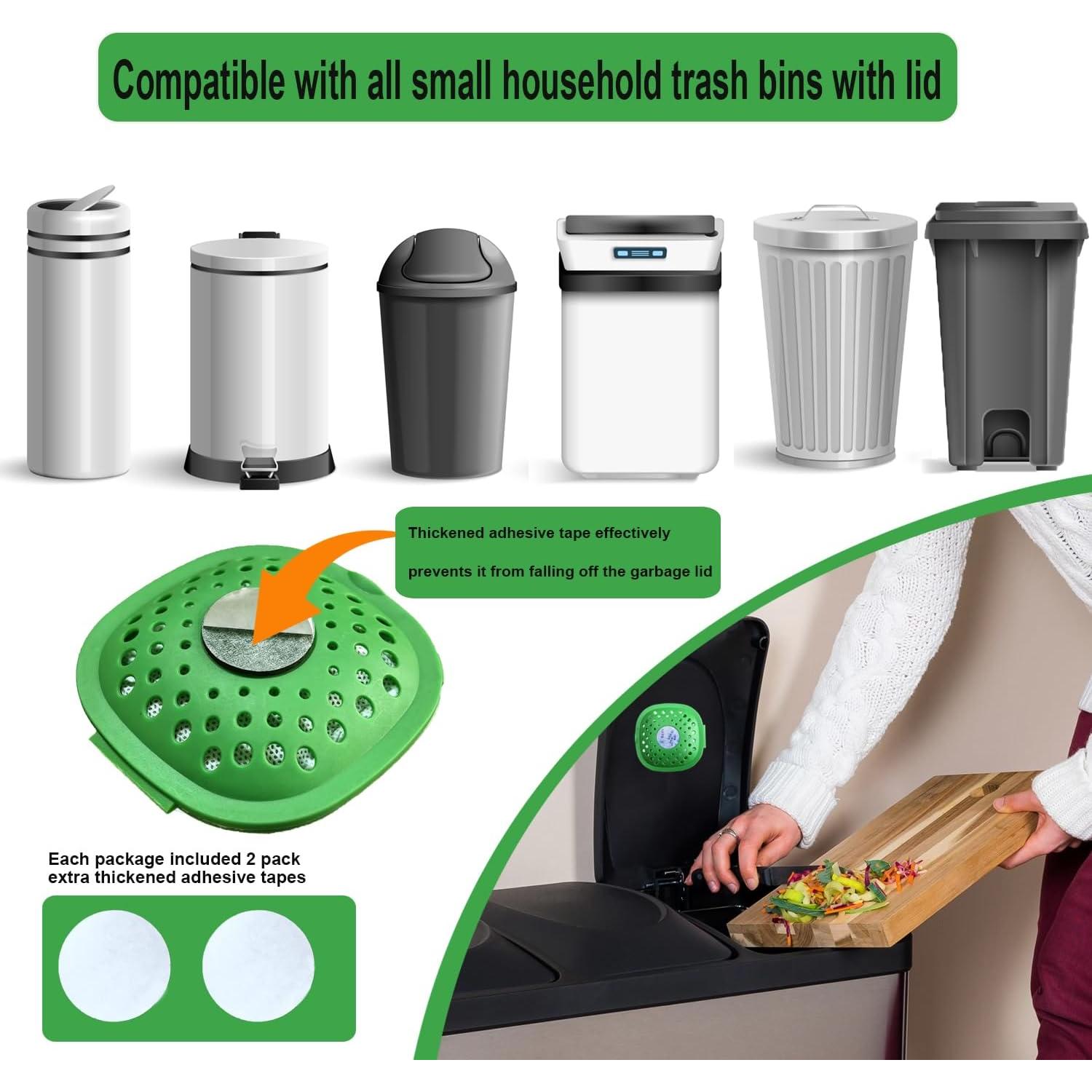 Ambientador Adhesivo EVA&EVE 2 Piezas Carbón Activado Limón y Lavanda