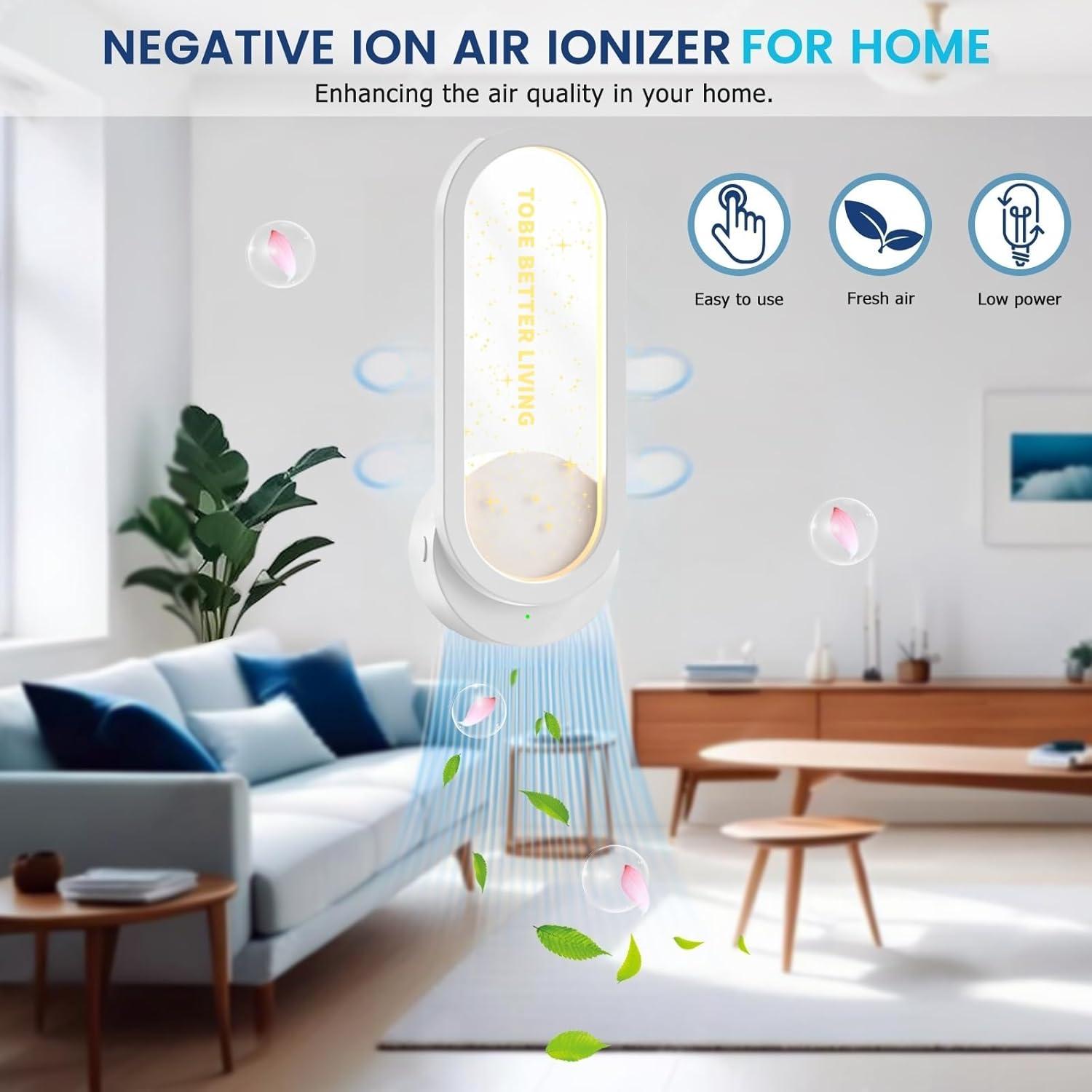 Purificador de Aire Enchufable TS-29 con Luz Nocturna