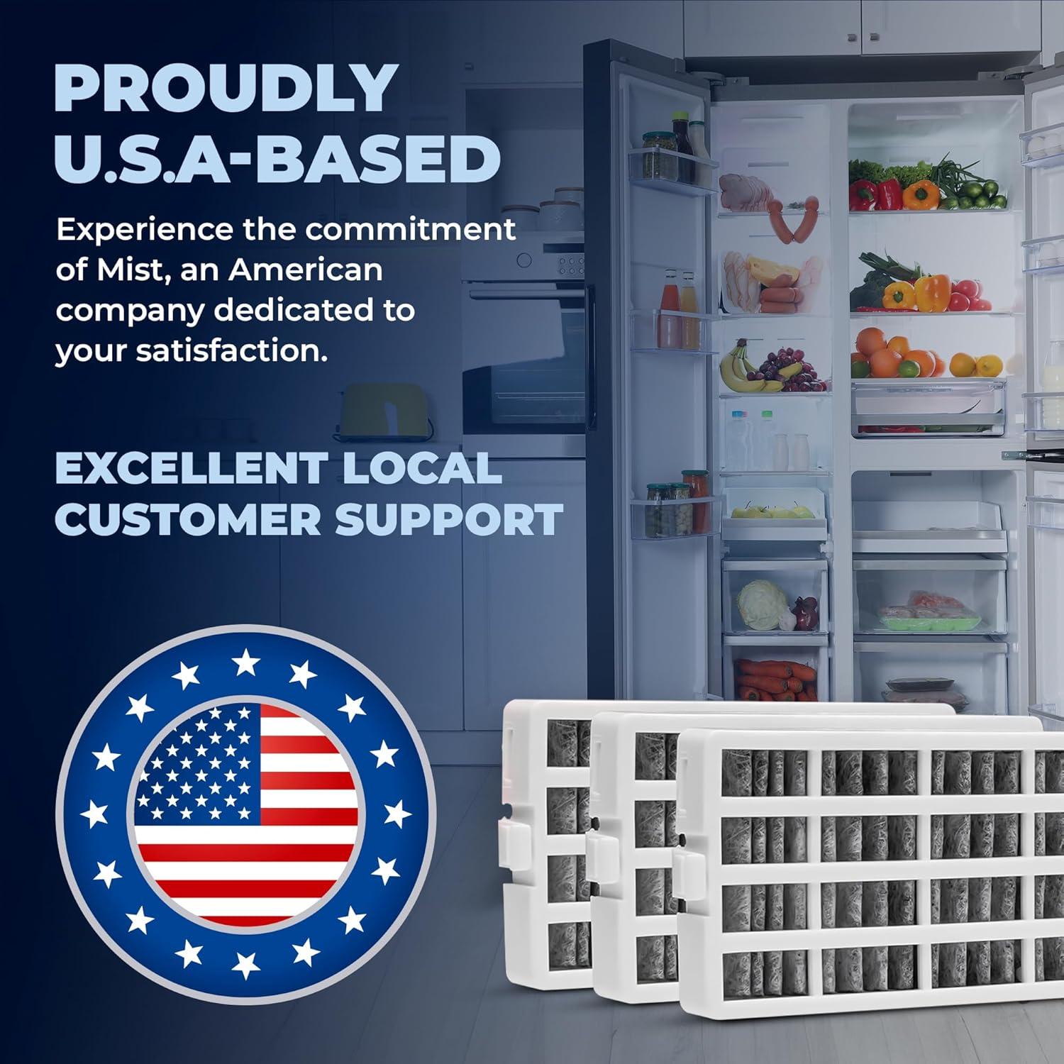 Filtro de Aire Mist W10311524 para Refrigeradores Whirlpool - 3 Unidades