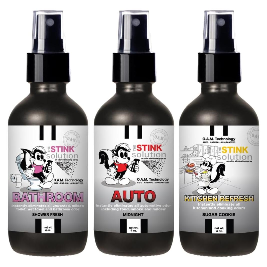 Eliminador de Olores The Stink Solution - 3 Botellas 118 ml