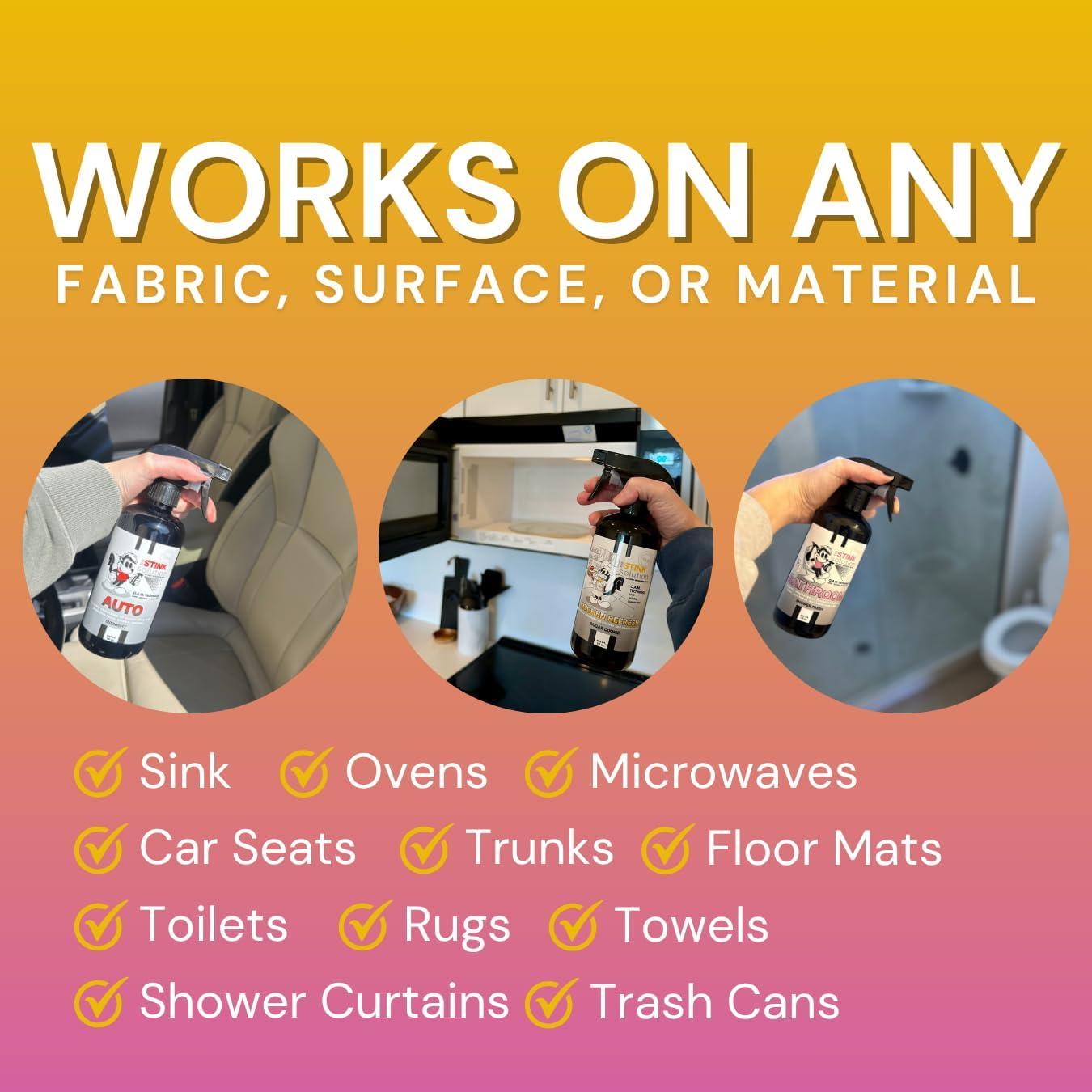 Eliminador de Olores The Stink Solution - 3 Botellas 118 ml