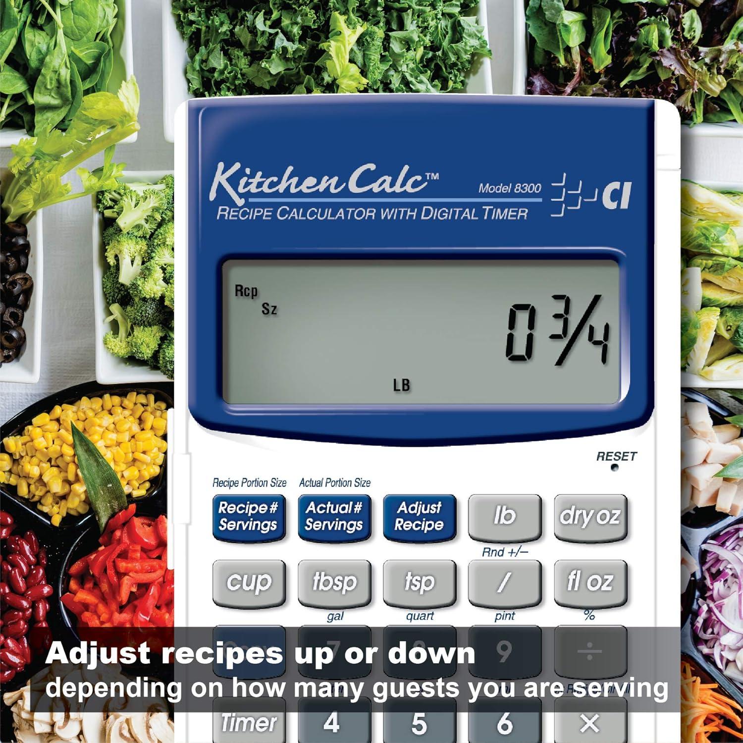 Calculadora de Recetas KitchenCalc 8300 - Calculated Industries