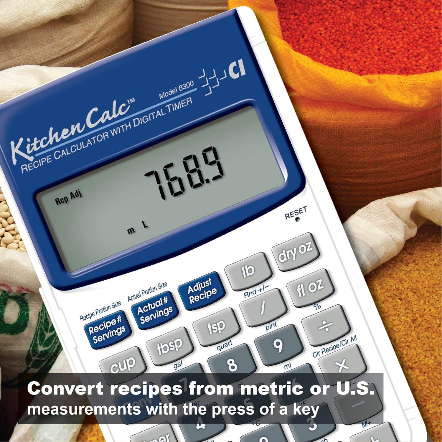 Calculadora de Recetas KitchenCalc 8300 - Calculated Industries