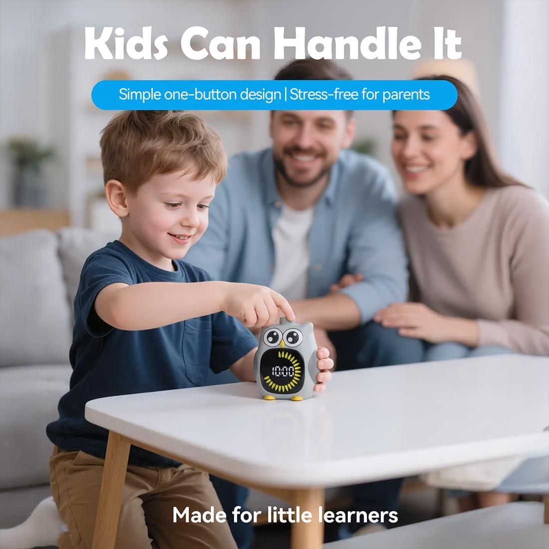 Temporizador Visual MayRoxe para Niños 99 Minutos Gris