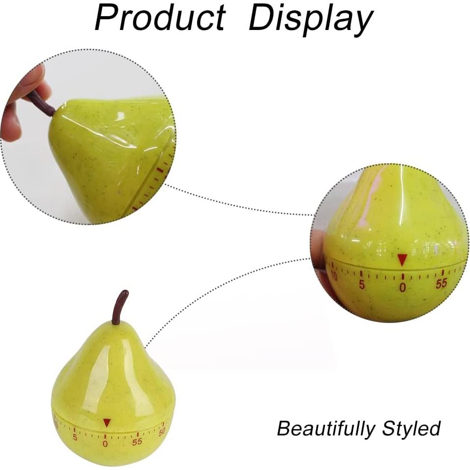 Temporizador de Cocina Mecánico NingMeng Verde 60 Minutos