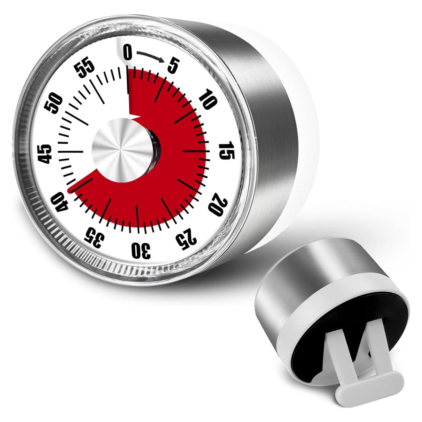 Temporizador de Cocina Mecánico Accoglie Blanco 0-60 Minutos