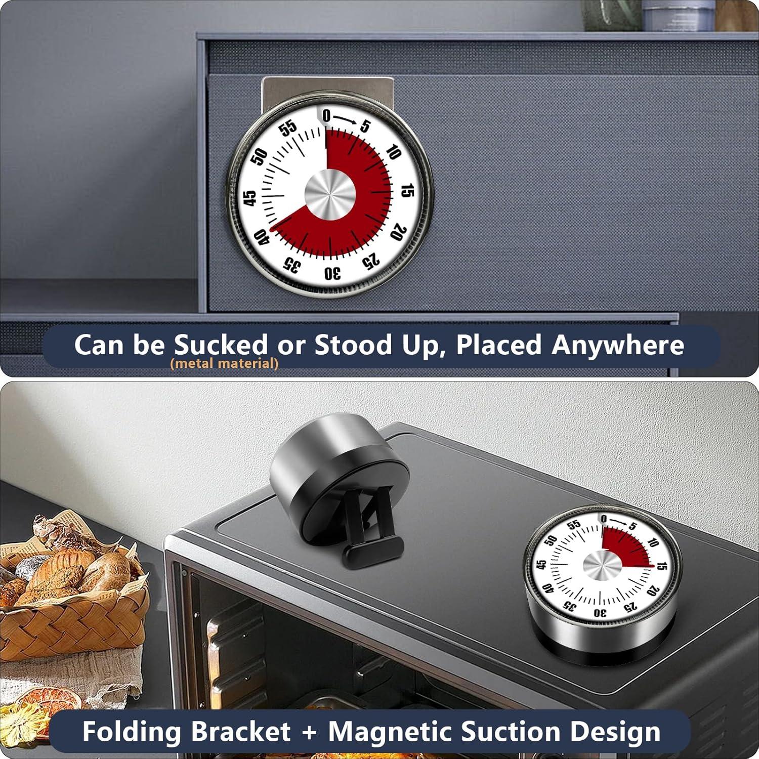 Temporizador de Cocina Mecánico Accoglie Blanco 0-60 Minutos