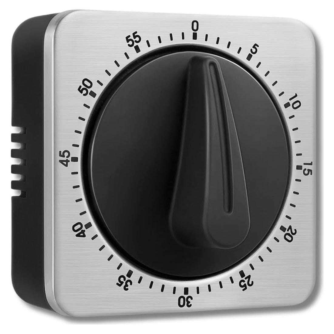 Temporizador de Cocina Searon Magnético 60 Minutos Acero Inoxidable