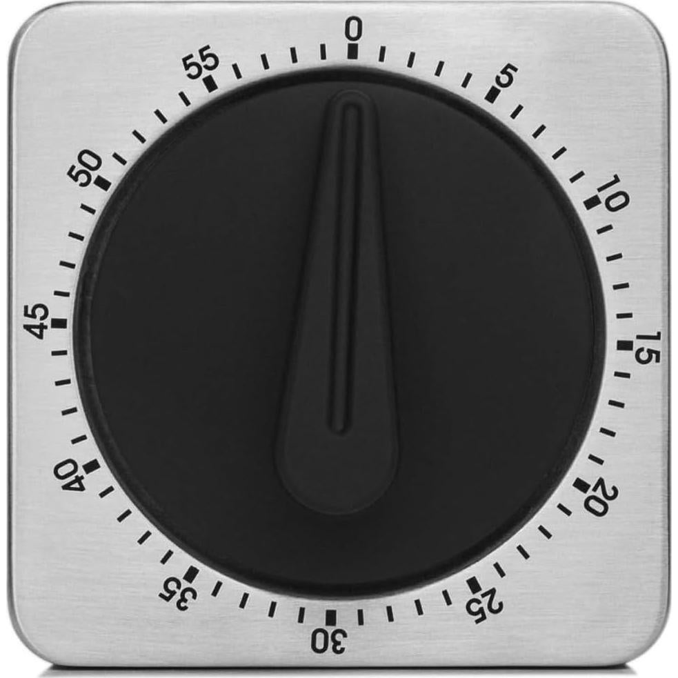 Temporizador de Cocina Searon Magnético 60 Minutos Acero Inoxidable