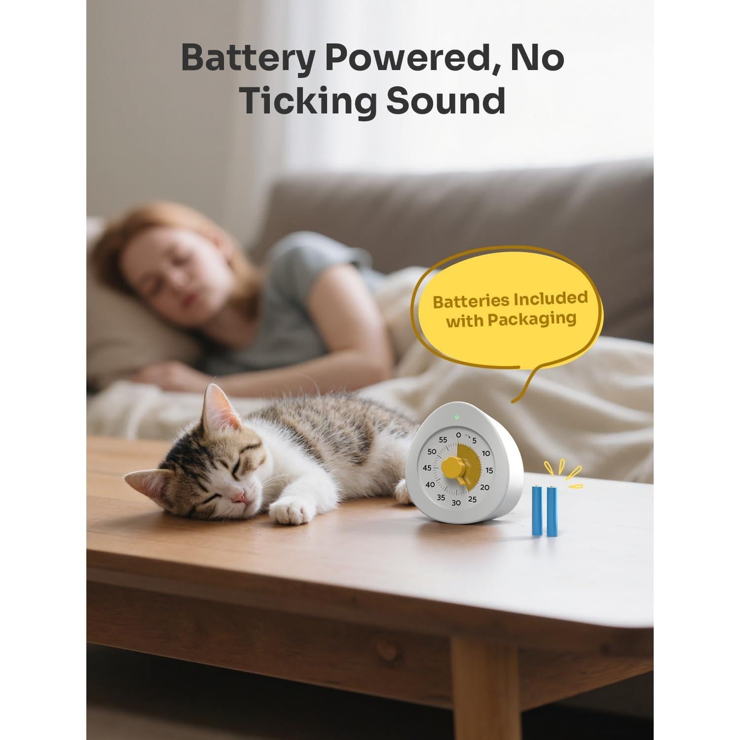 Temporizador Visual LIORQUE para Niños 60 Minutos Silencioso