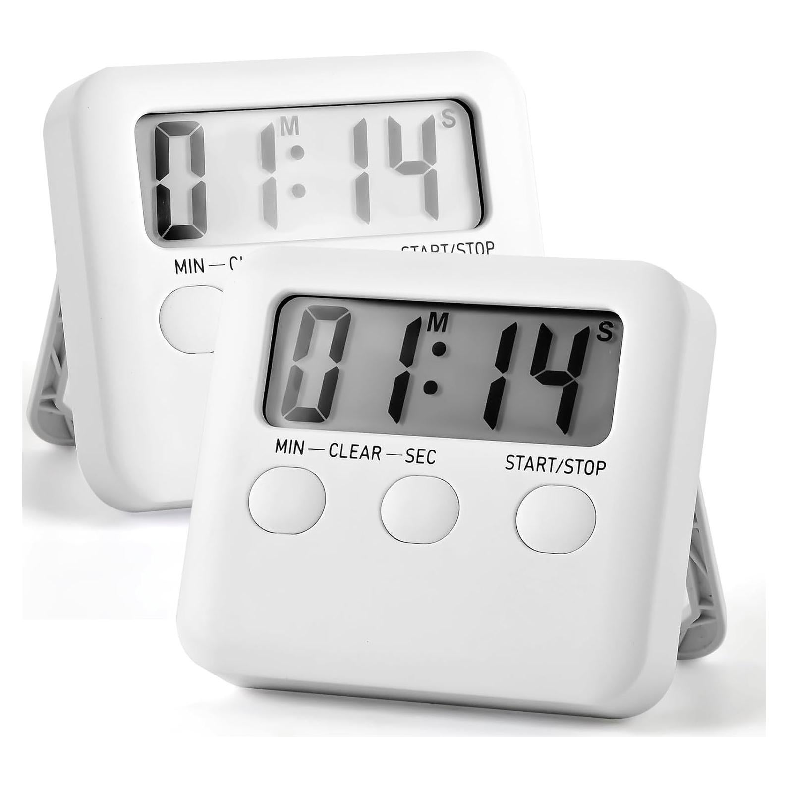 Paquete de 2 Temporizadores Digitales NEXHC con Pantalla LCD