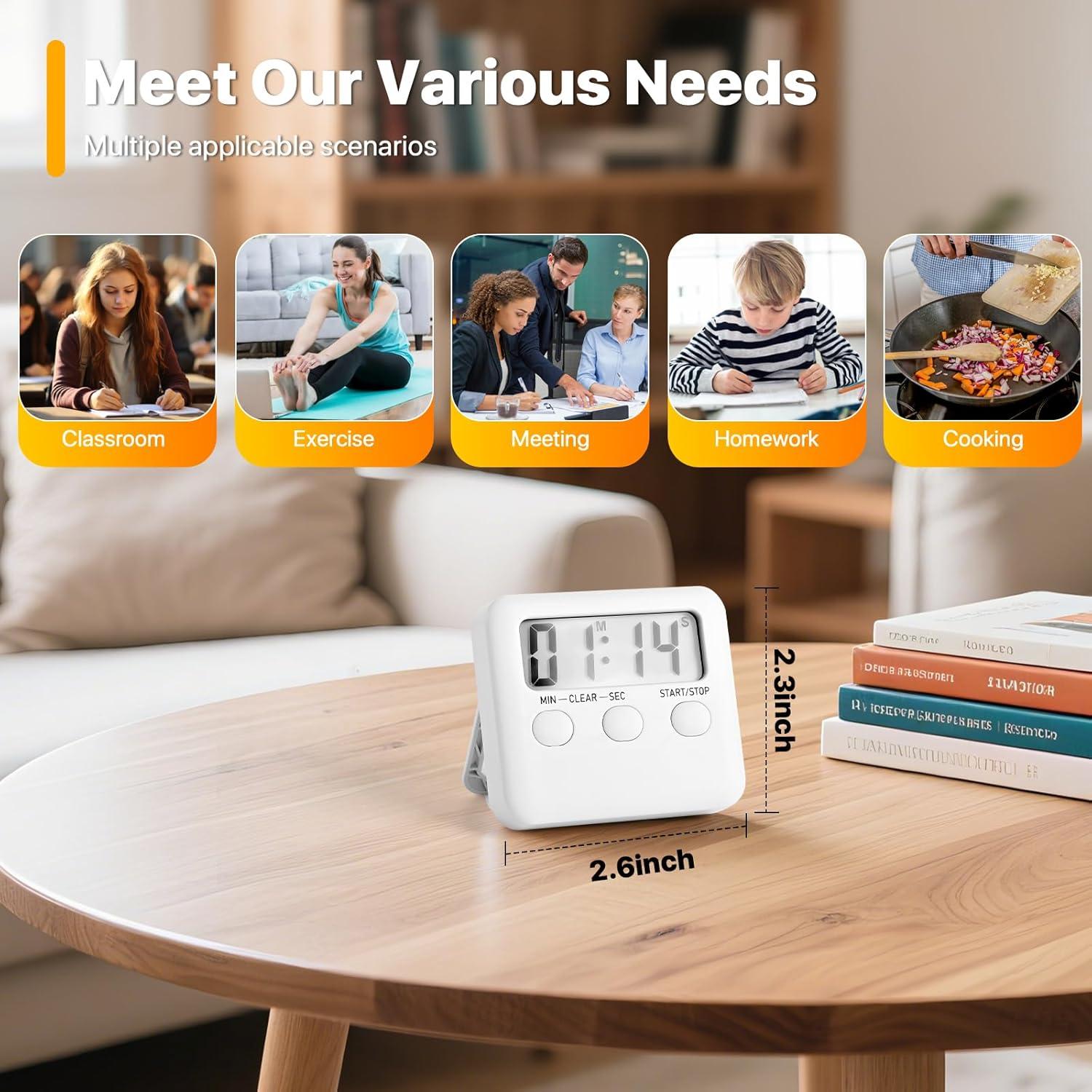 Paquete de 2 Temporizadores Digitales NEXHC con Pantalla LCD