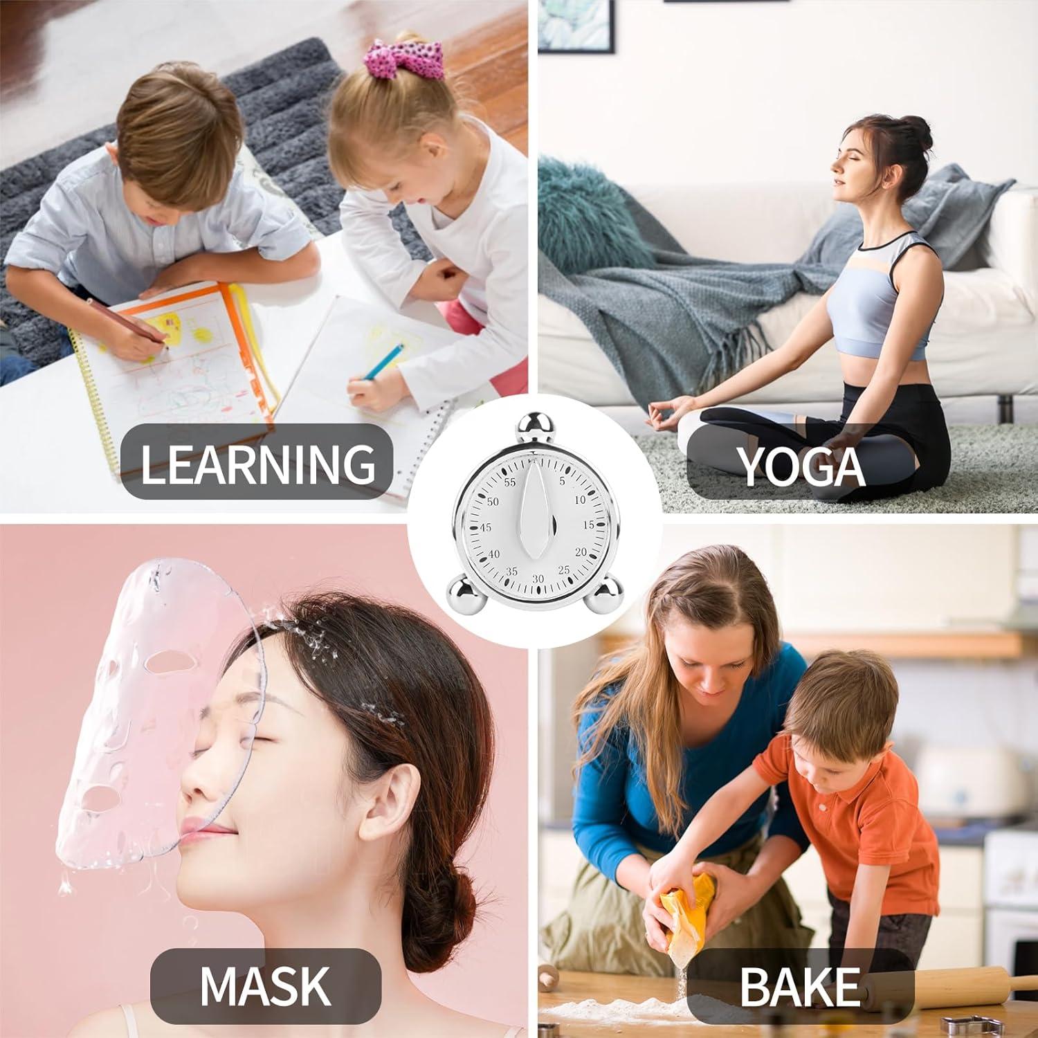 Temporizador Mecánico YAFIYGI 60 Minutos Visual Sin Baterías