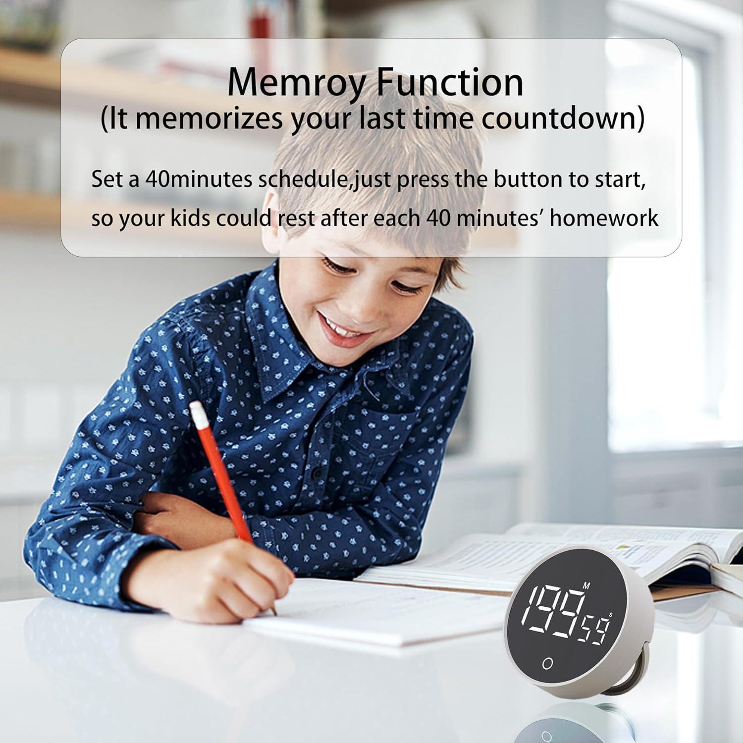 Temporizador de Cocina Digital RZASL Magnético 200 Minutos