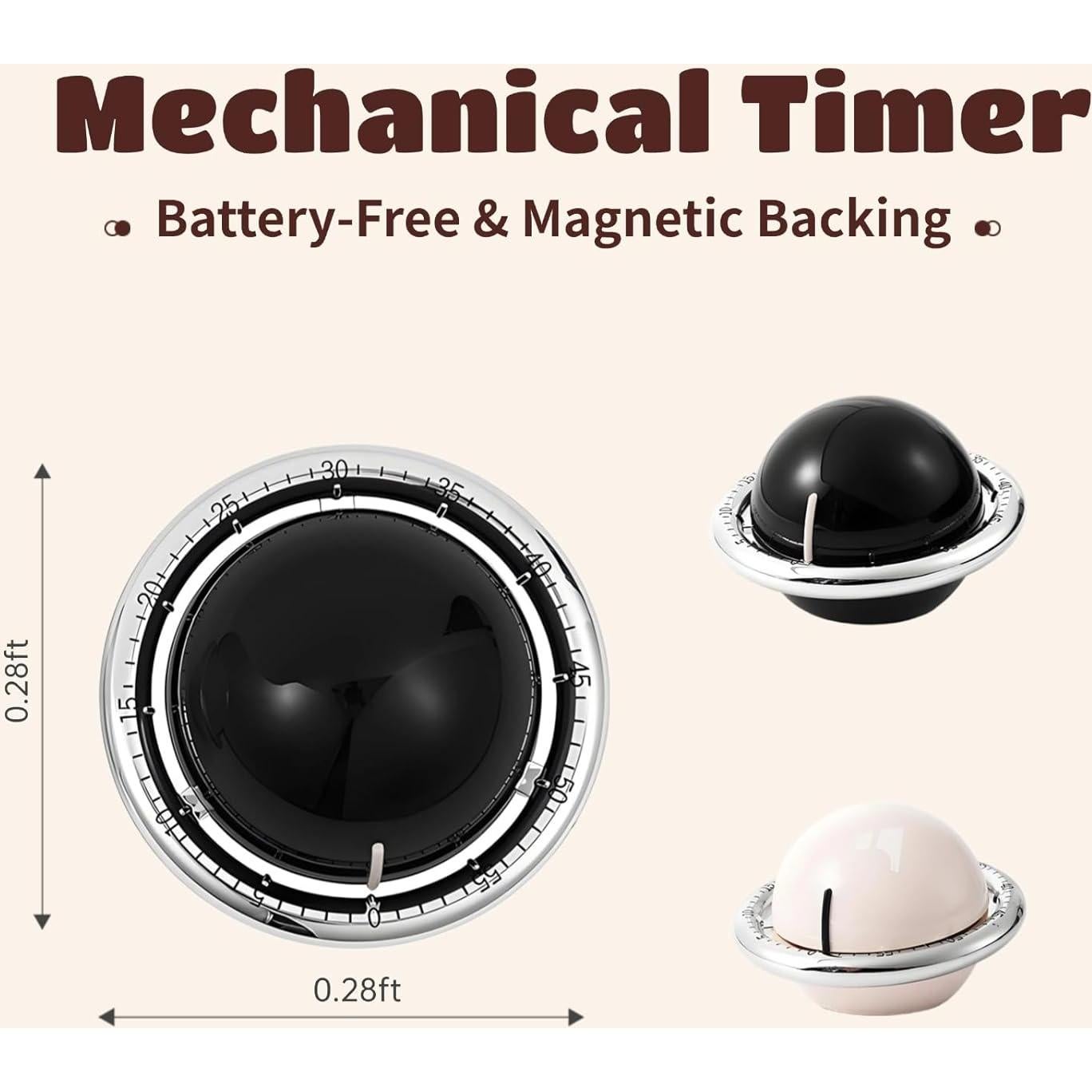 Temporizador Mecánico Planetario Jovrain Sin Baterías 59 Min