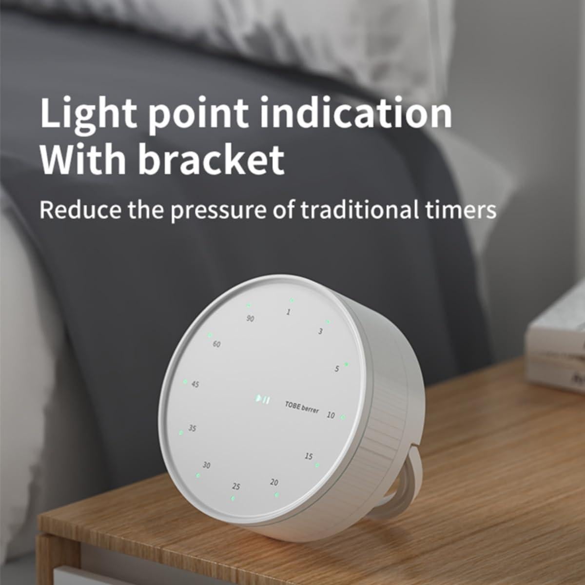 Temporizador Visual de Cocina Digital XGVIEGZ Negro 90 Min