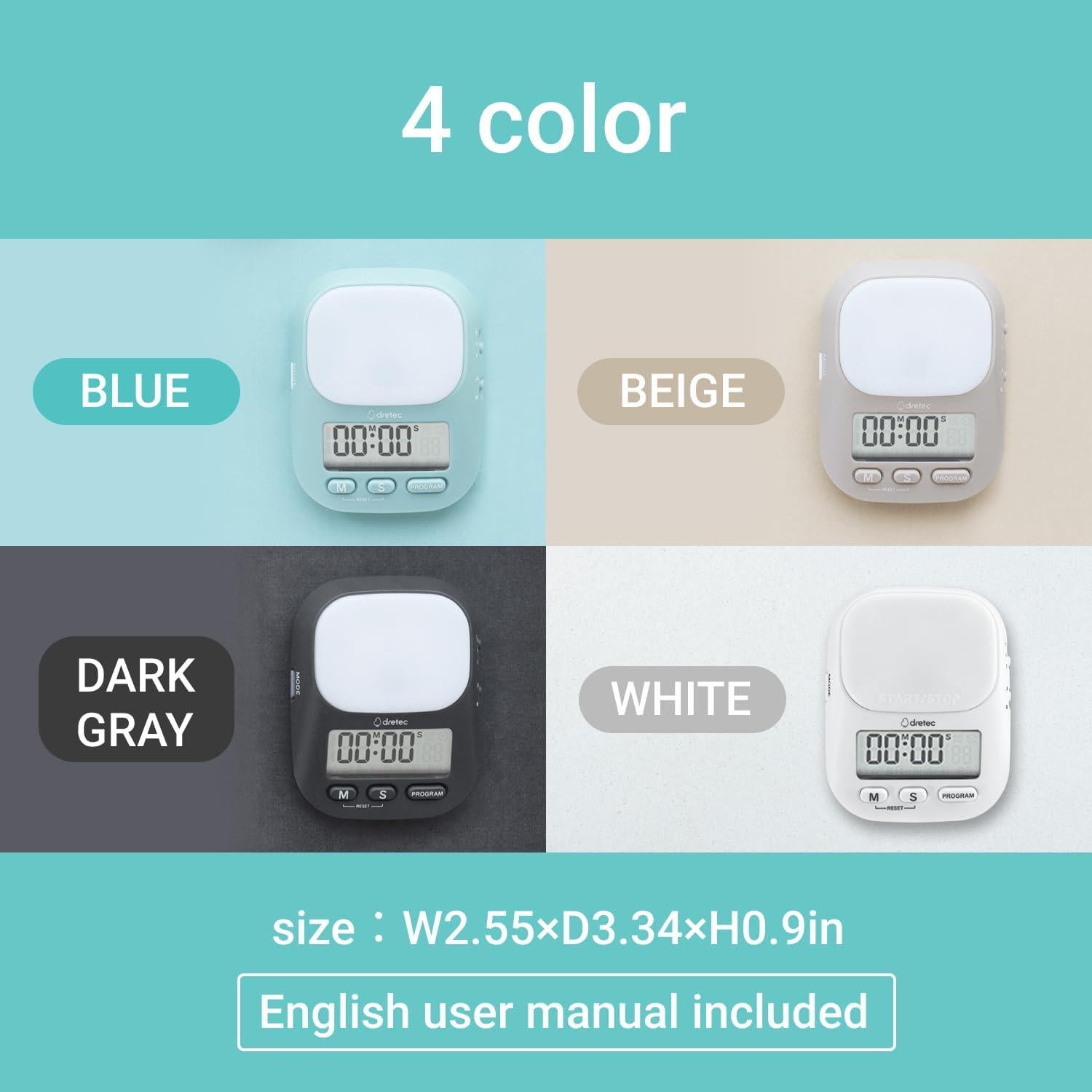 Temporizador Pomodoro DRETEC T-632 Blanco 199 Minutos