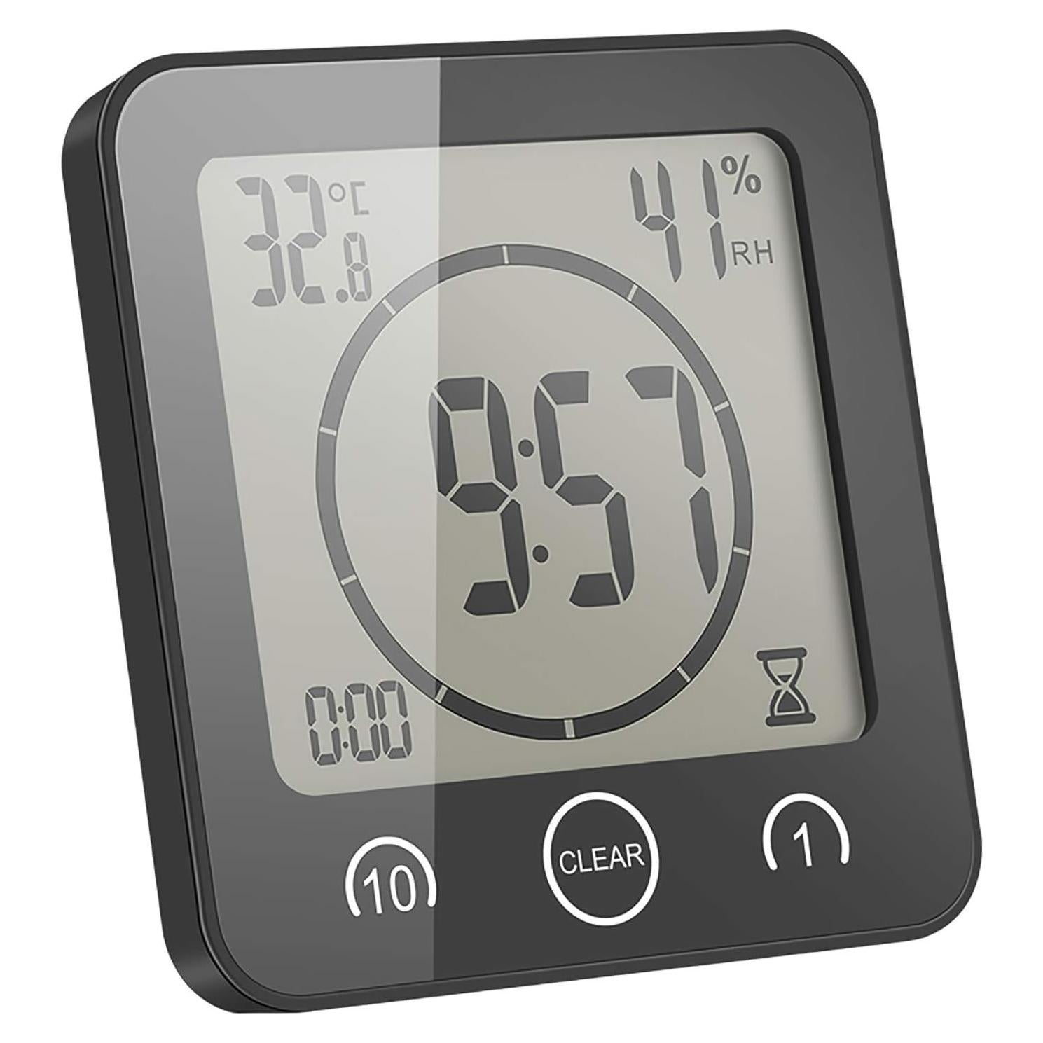 Reloj de Ducha Digital Sunsbell con Termómetro y Temporizador