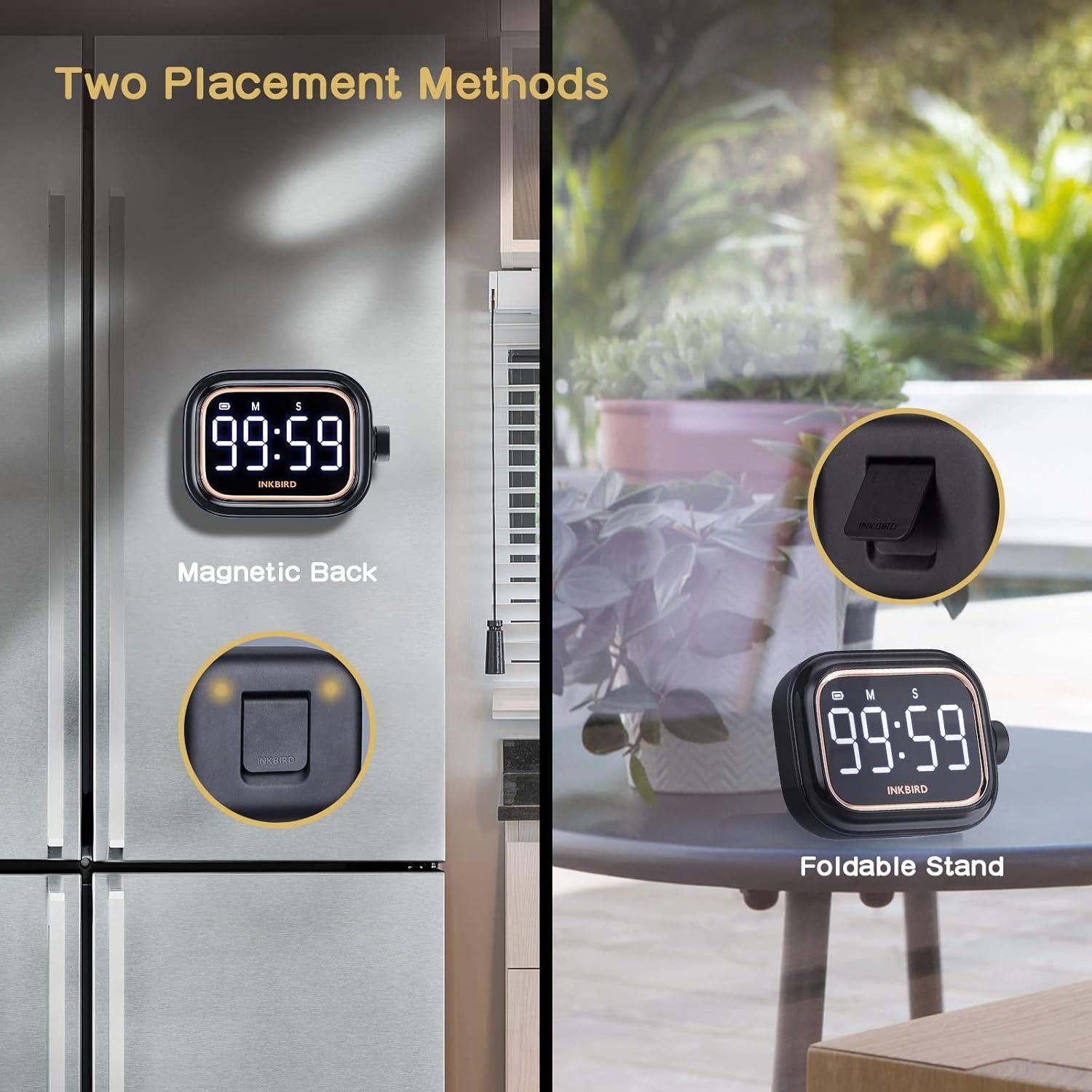 Temporizador Digital Recargable INKBIRD IDT-02 con Alarma