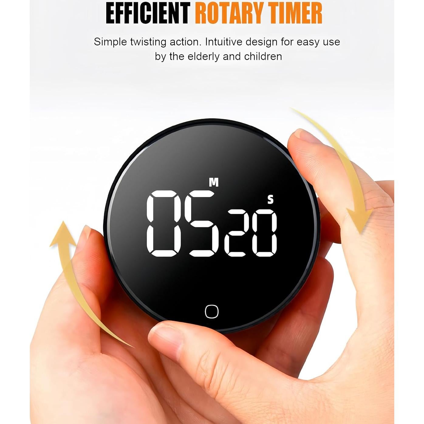 Temporizador de Cocina Digital Resome con Pantalla LED y Soporte Ajustable