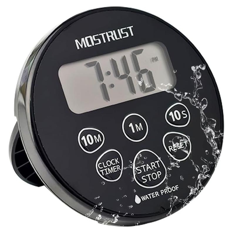 Temporizador de Ducha Digital Impermeable MOSTRUST IPX7