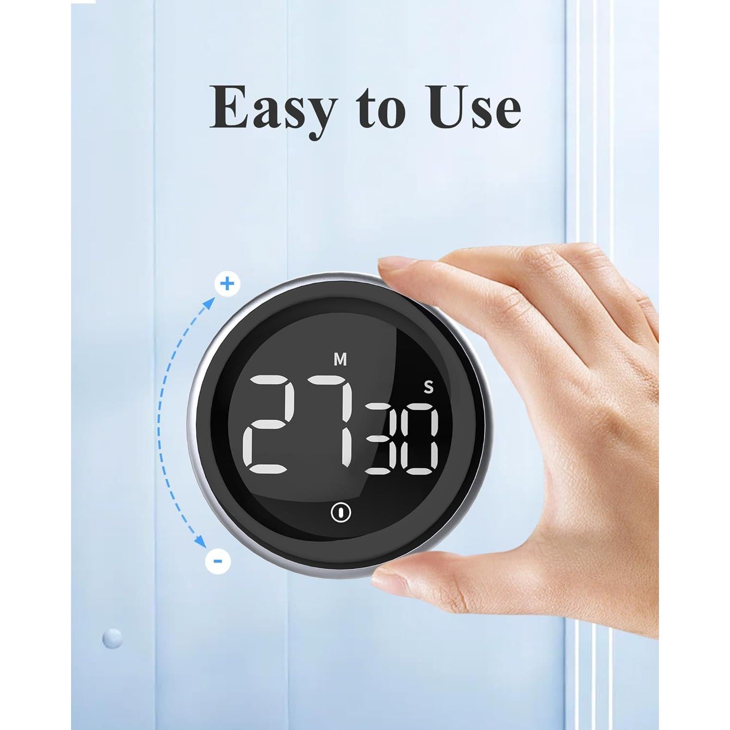 Temporizador Digital Wisebee para Cocina con Alarma Fuerte