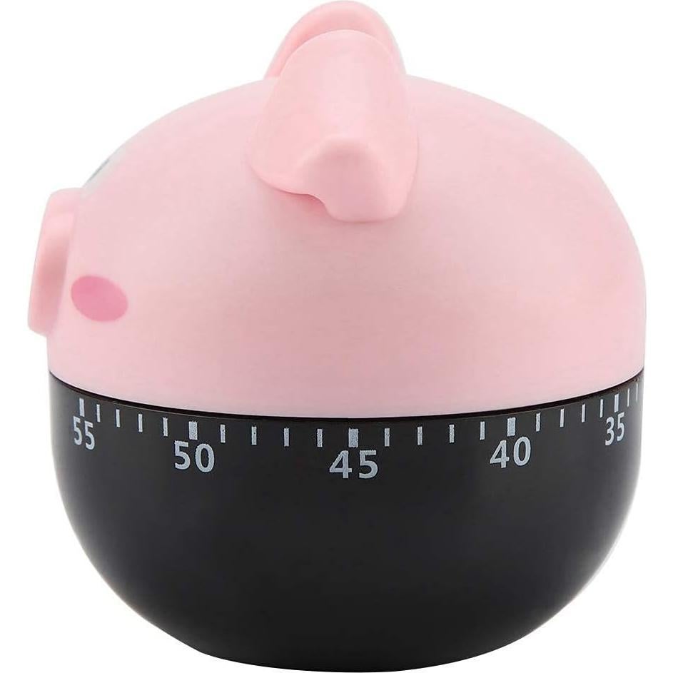 Temporizador de Cocina Mecánico Yosoo Cerdo Rosa 1-55 Minutos