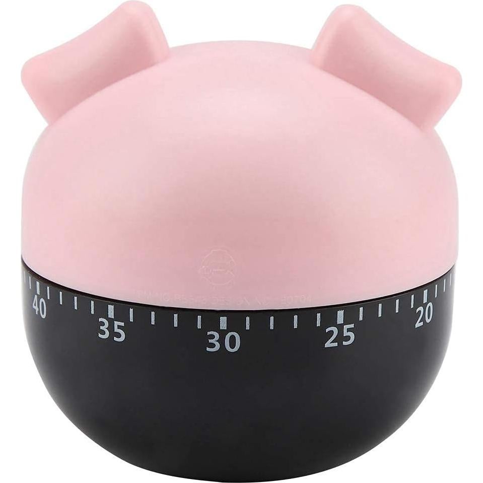 Temporizador de Cocina Mecánico Yosoo Cerdo Rosa 1-55 Minutos