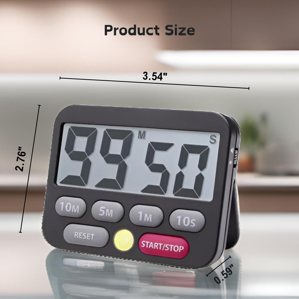 Temporizador Digital Searon Magnético con Alerta LED 68g