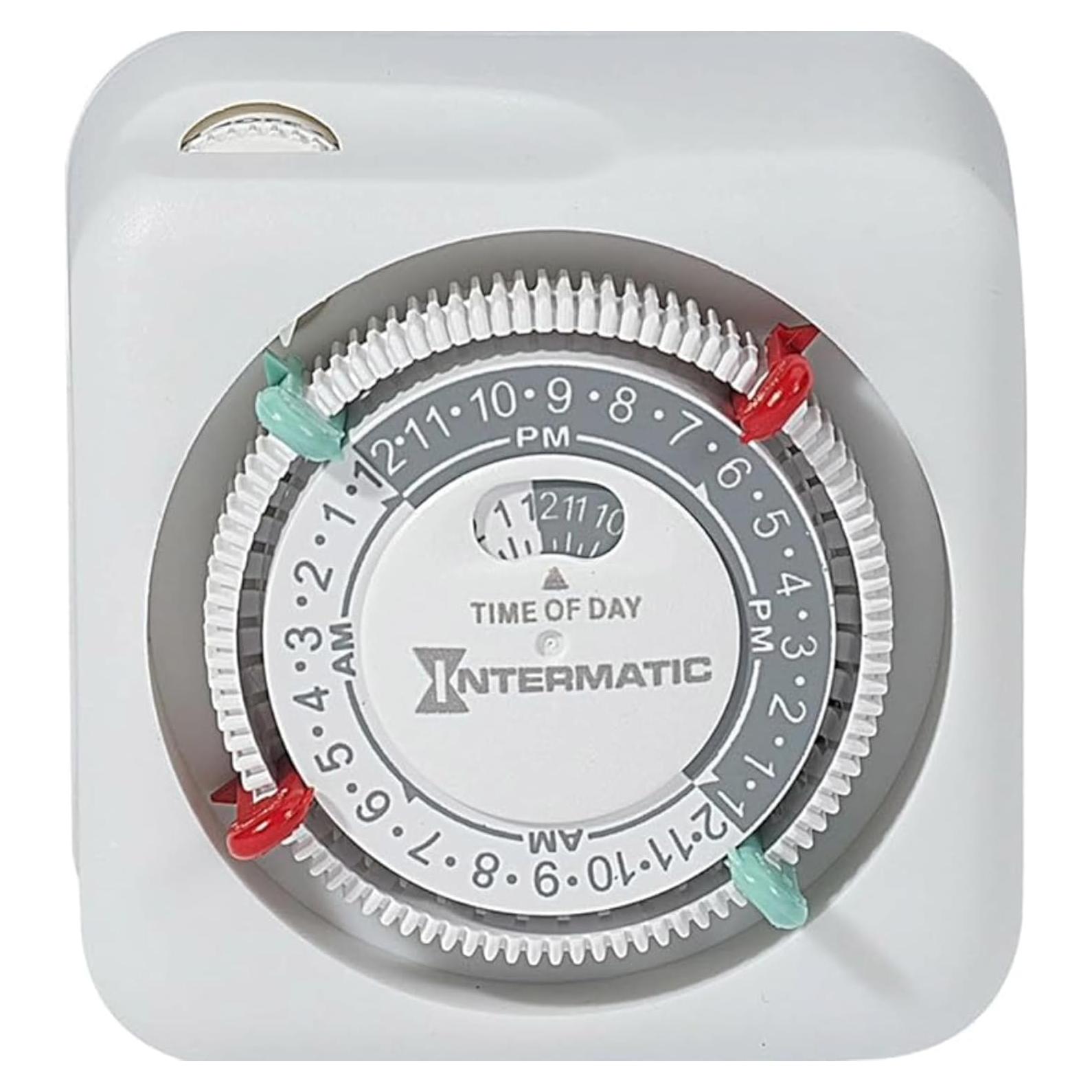 Temporizador Interior Intermatic TN111K 15A 24 Horas 2 Patas