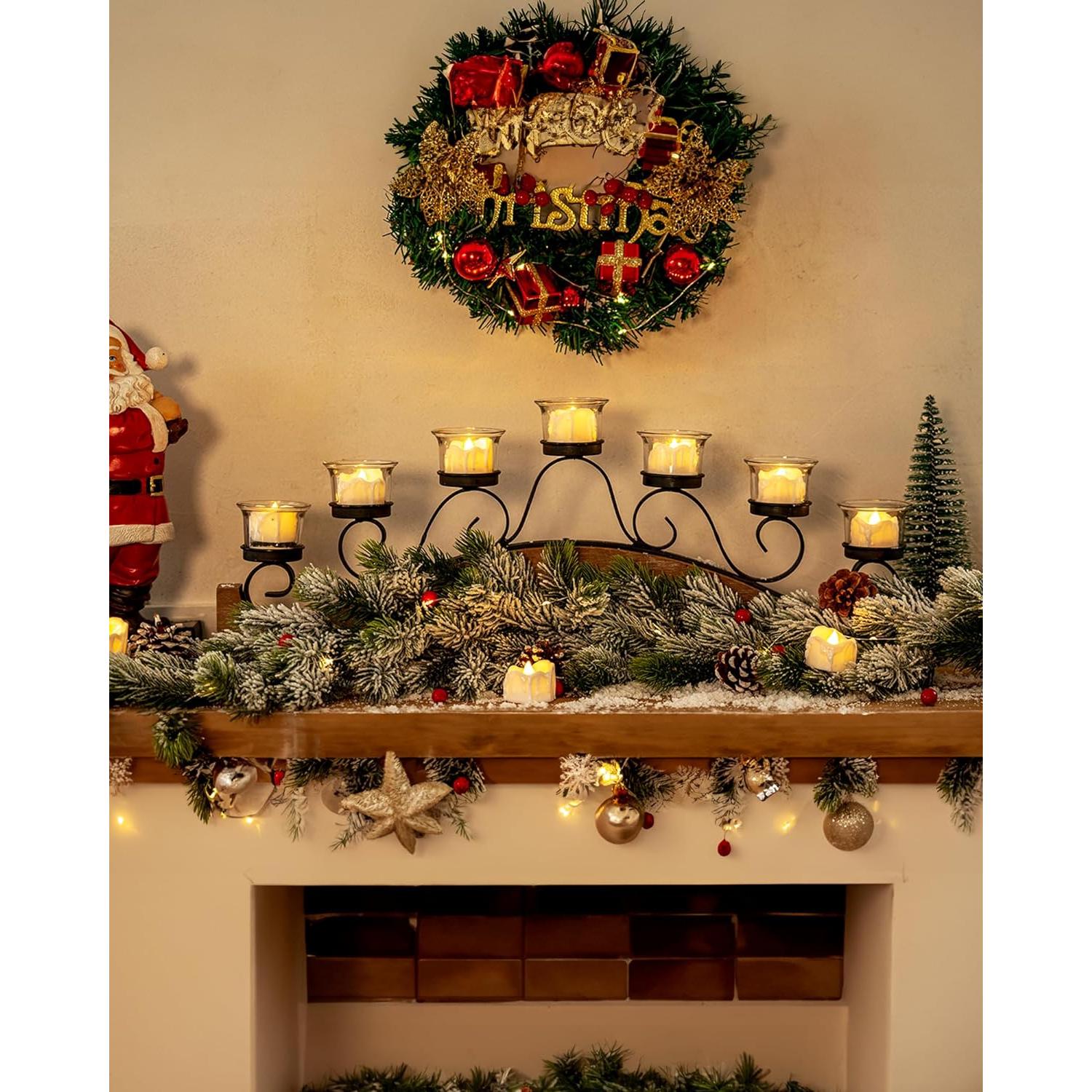 Homemory 12 Luces de Té LED con Temporizador Automático 6H