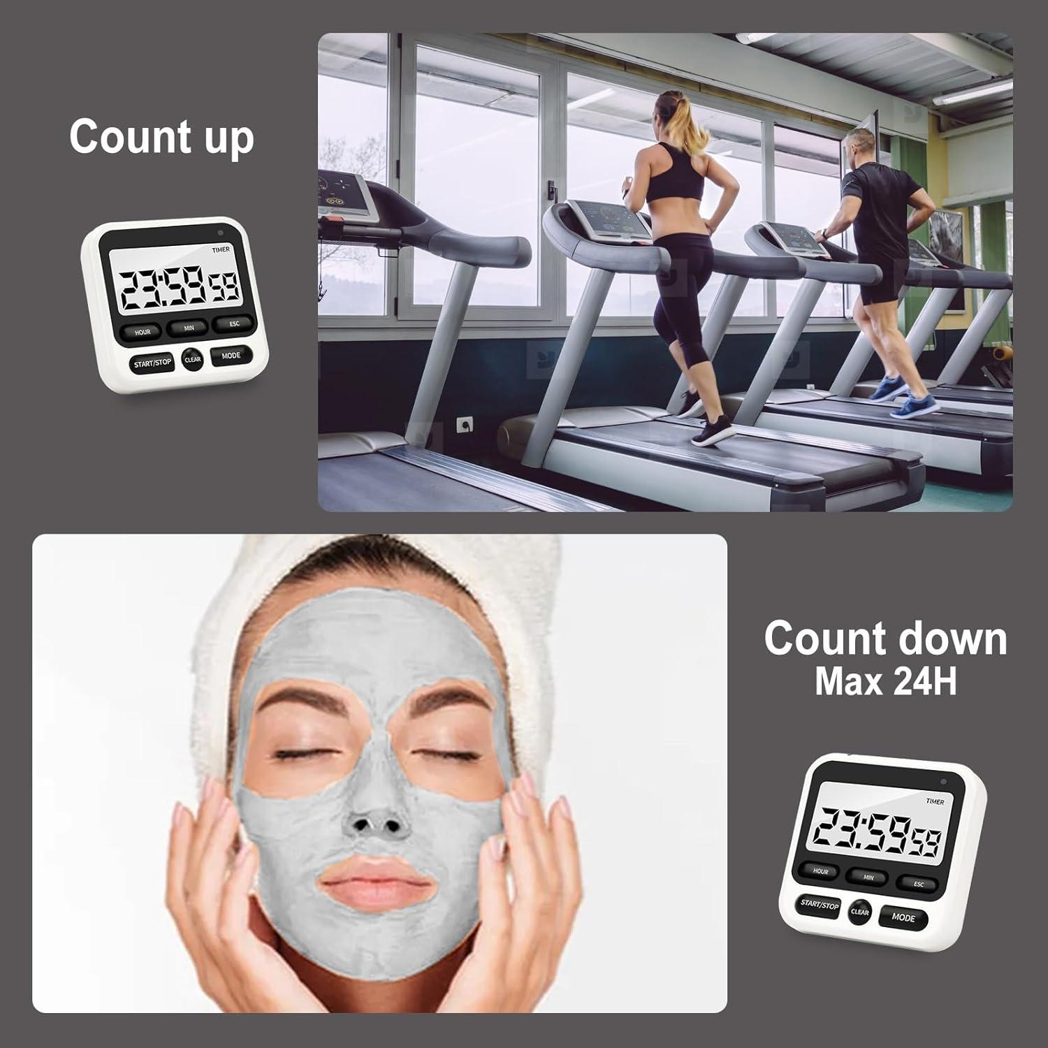 Temporizador de Cocina Fyueenix con Modo Silencioso y Pantalla HD