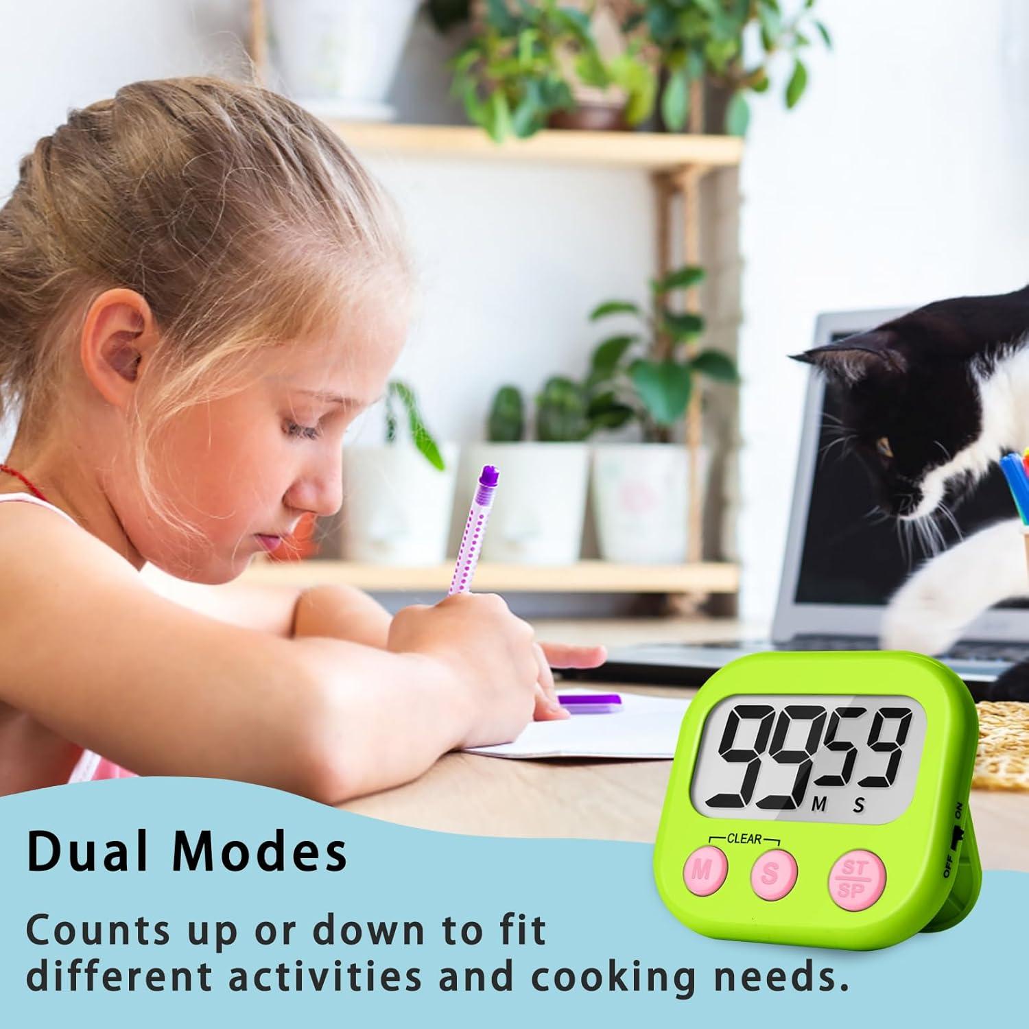 Temporizadores Digitales de Cocina Lasubst - Paquete de 6 Colores