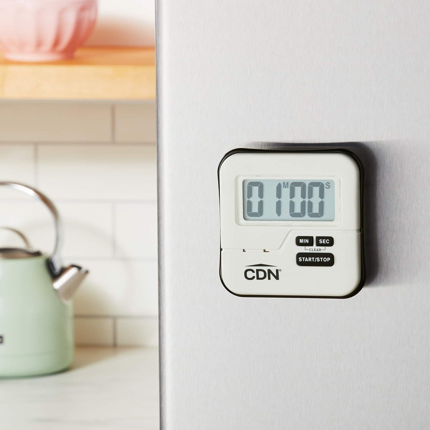 Temporizador de Cocina CDN TMW1 Impermeable y a Prueba de Golpes