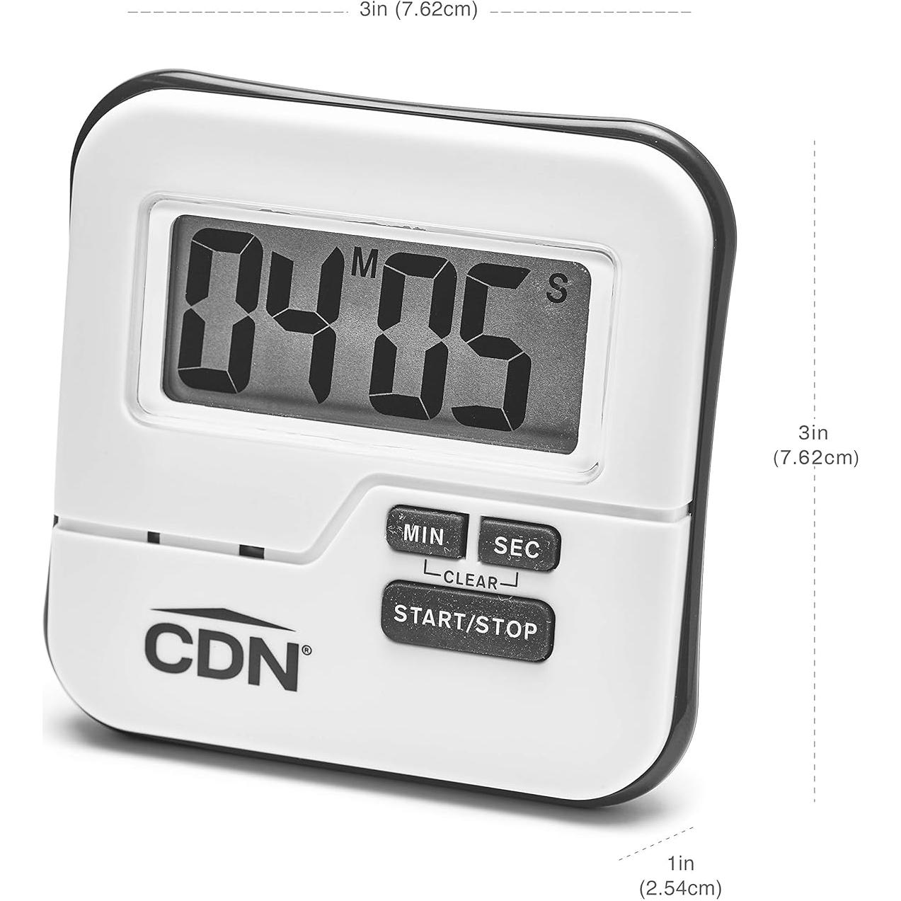 Temporizador de Cocina CDN TMW1 Impermeable y a Prueba de Golpes